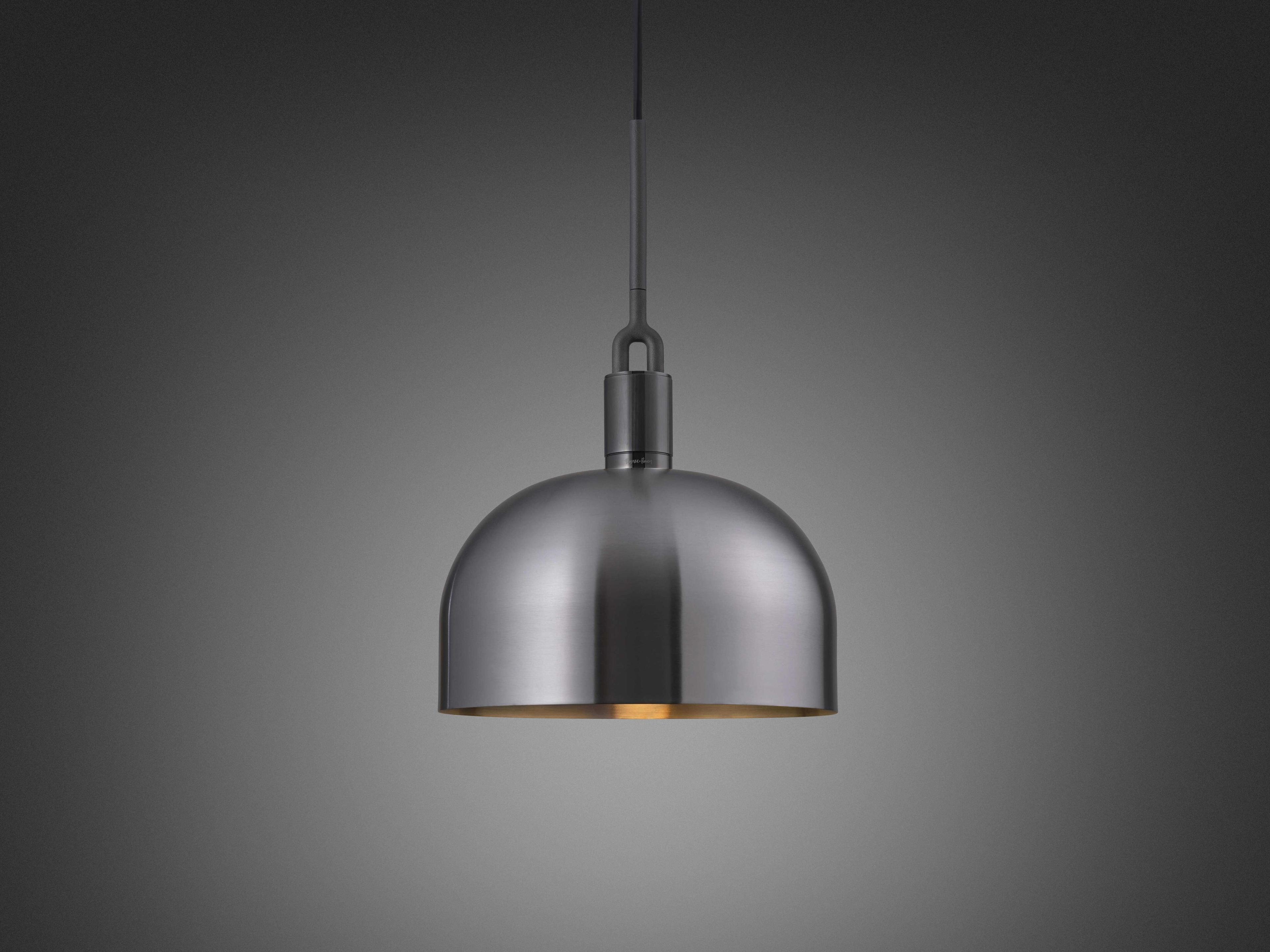 Buster + Punch Forked 1-Light Gun Metal Gunmetal Pendant