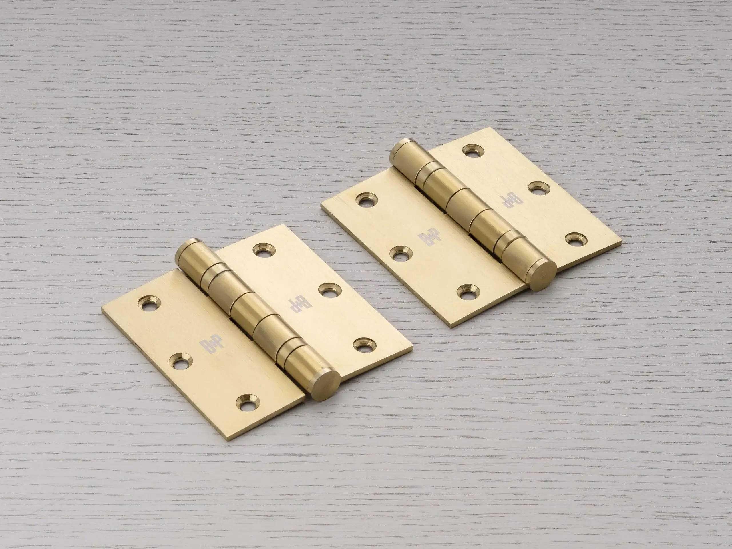 Buster + Punch Brass 3.5" x 3.5" Door Hinge