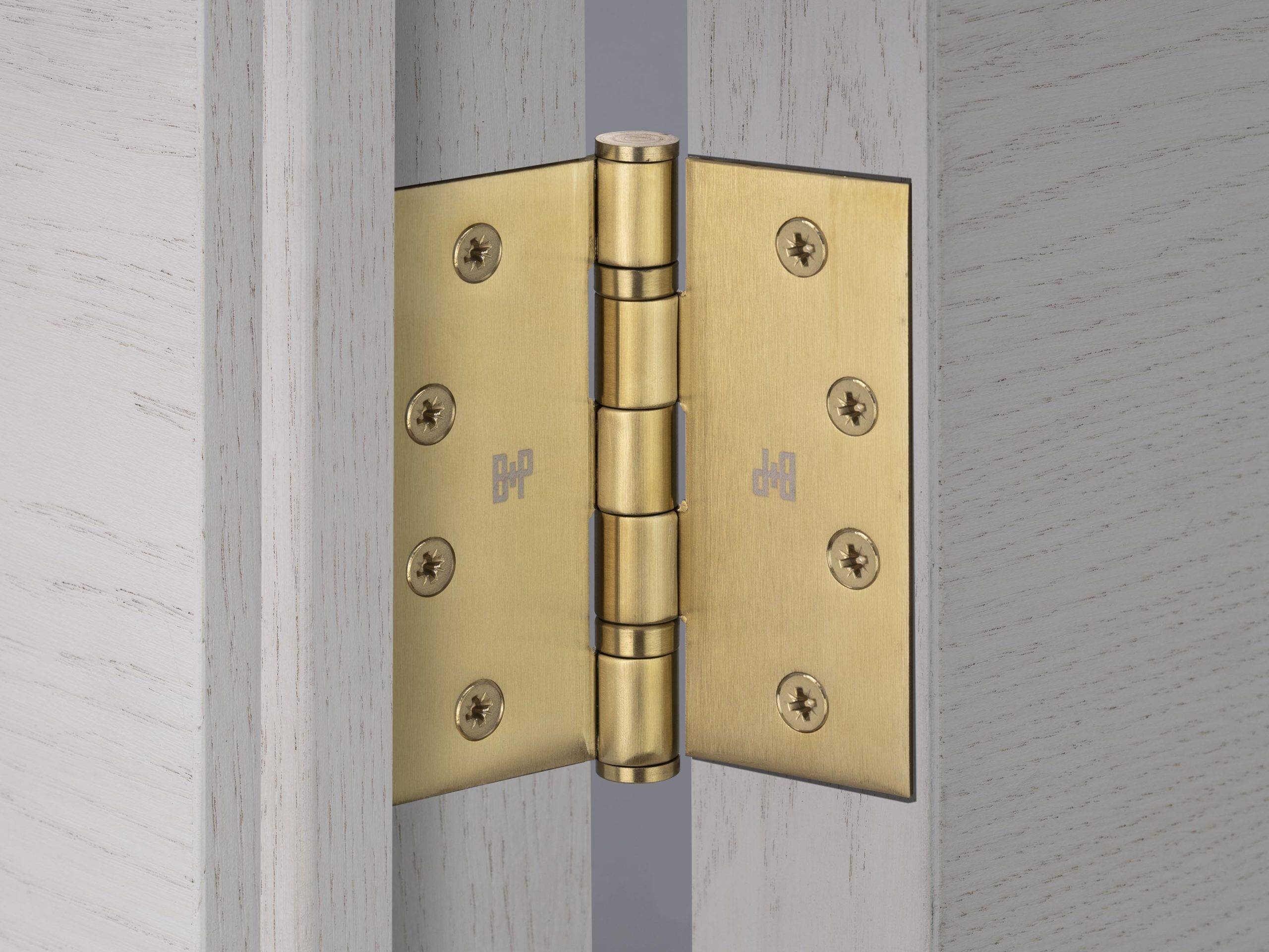 Buster + Punch Brass 4" x 4" Door Hinge