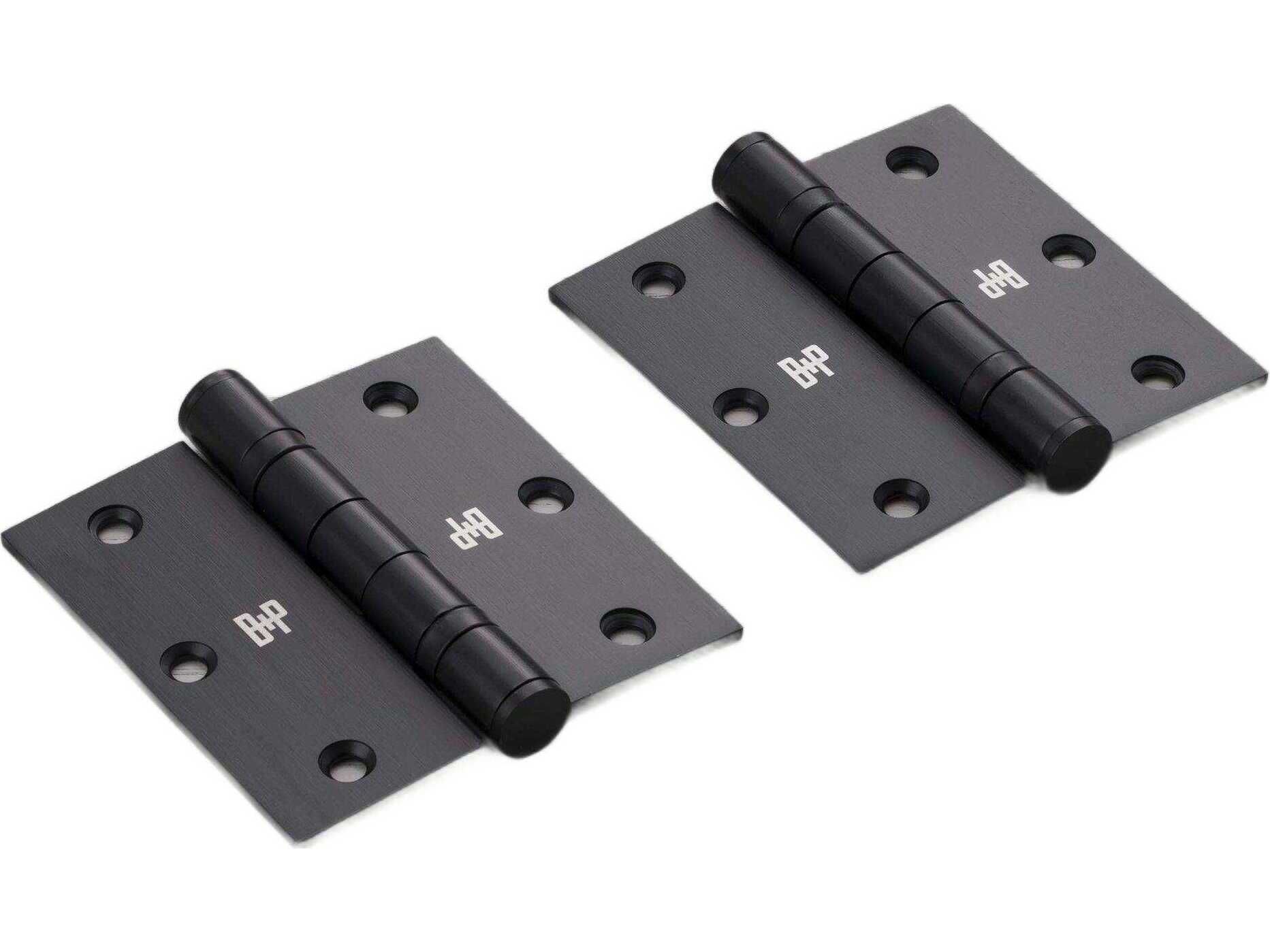 Buster + Punch Welders Black 3.5" x 3.5" Door Hinge