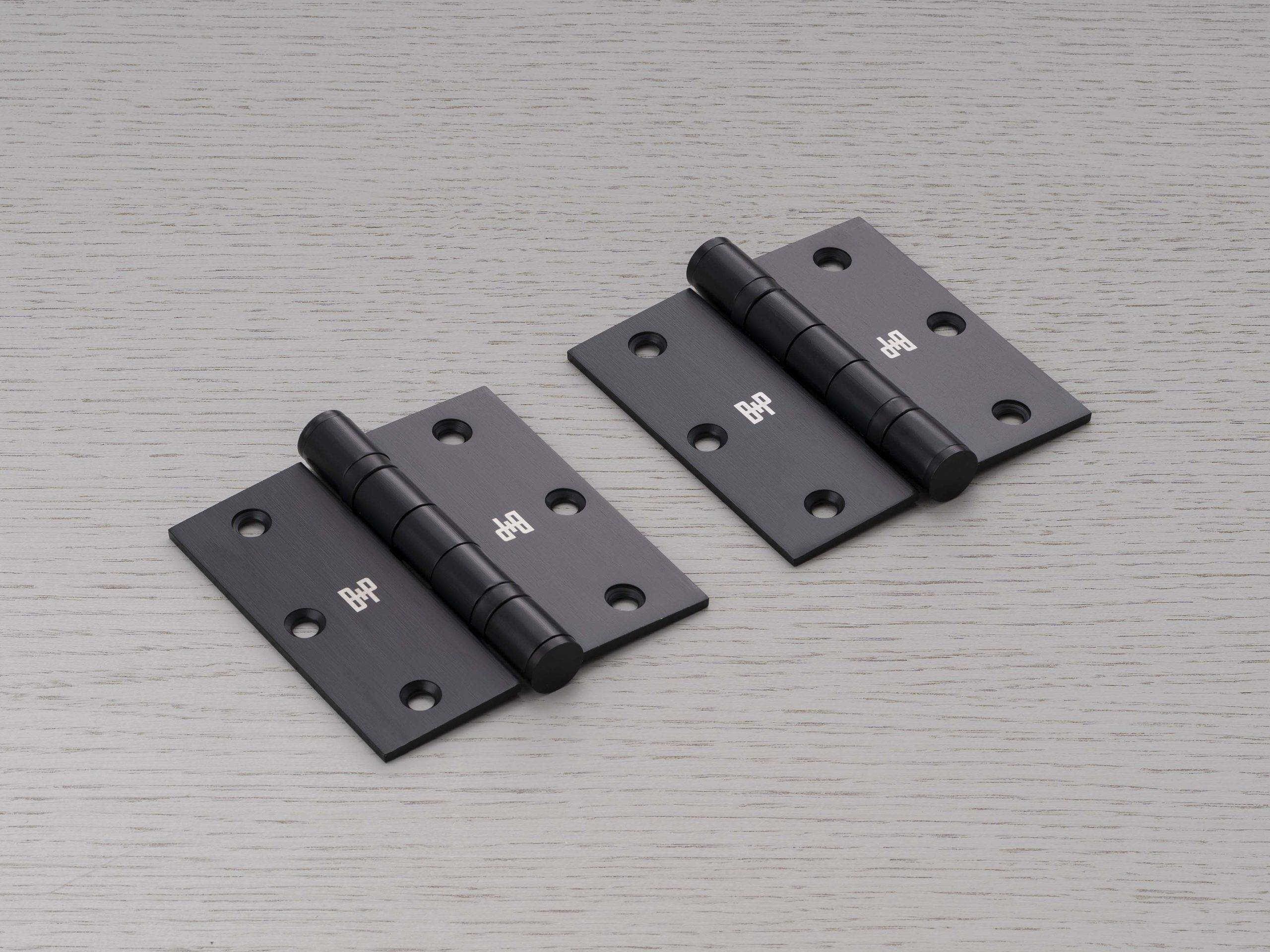 Buster + Punch Welders Black 3.5" x 3.5" Door Hinge