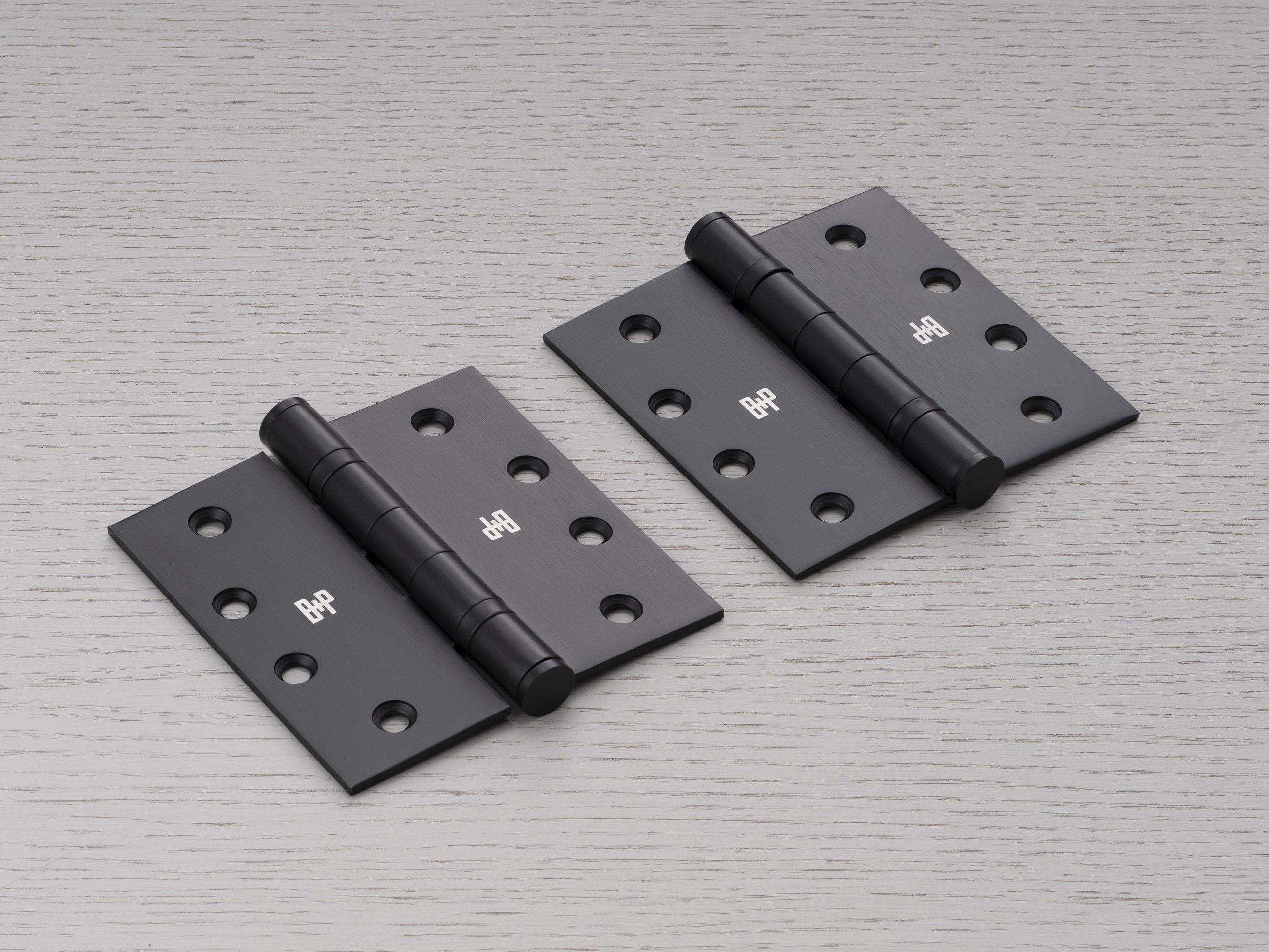 Buster + Punch Welders Black 4" x 4" Door Hinge