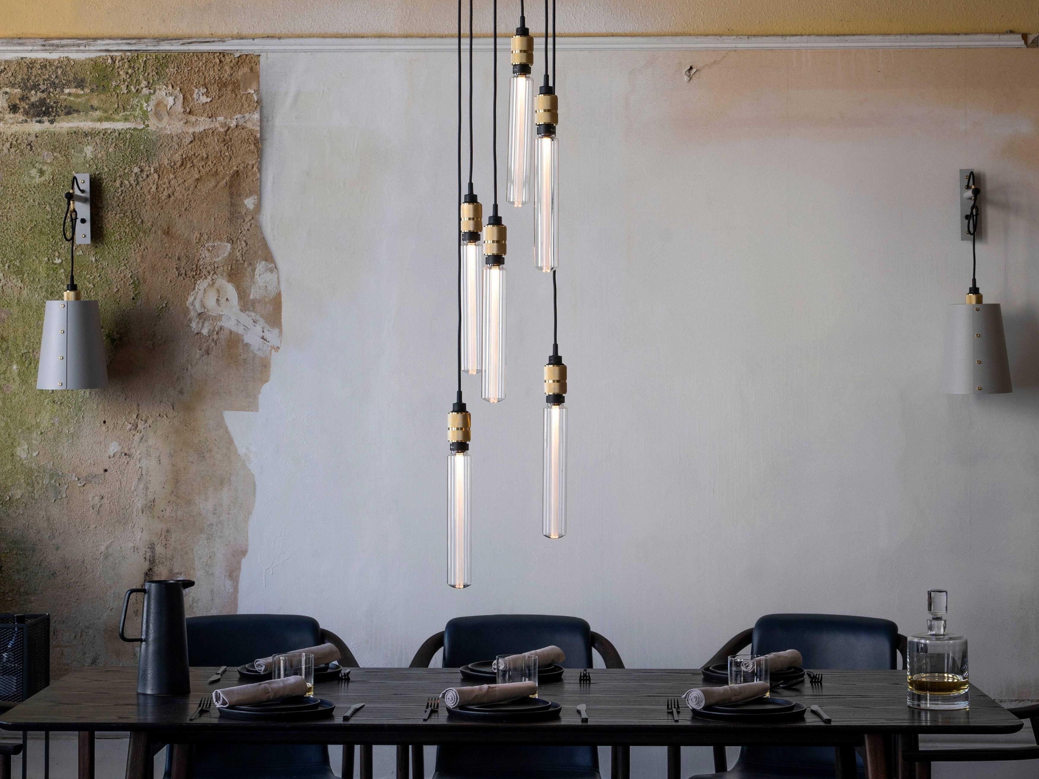 Buster + Punch Hooked 6-Light Brass Mini Pendant