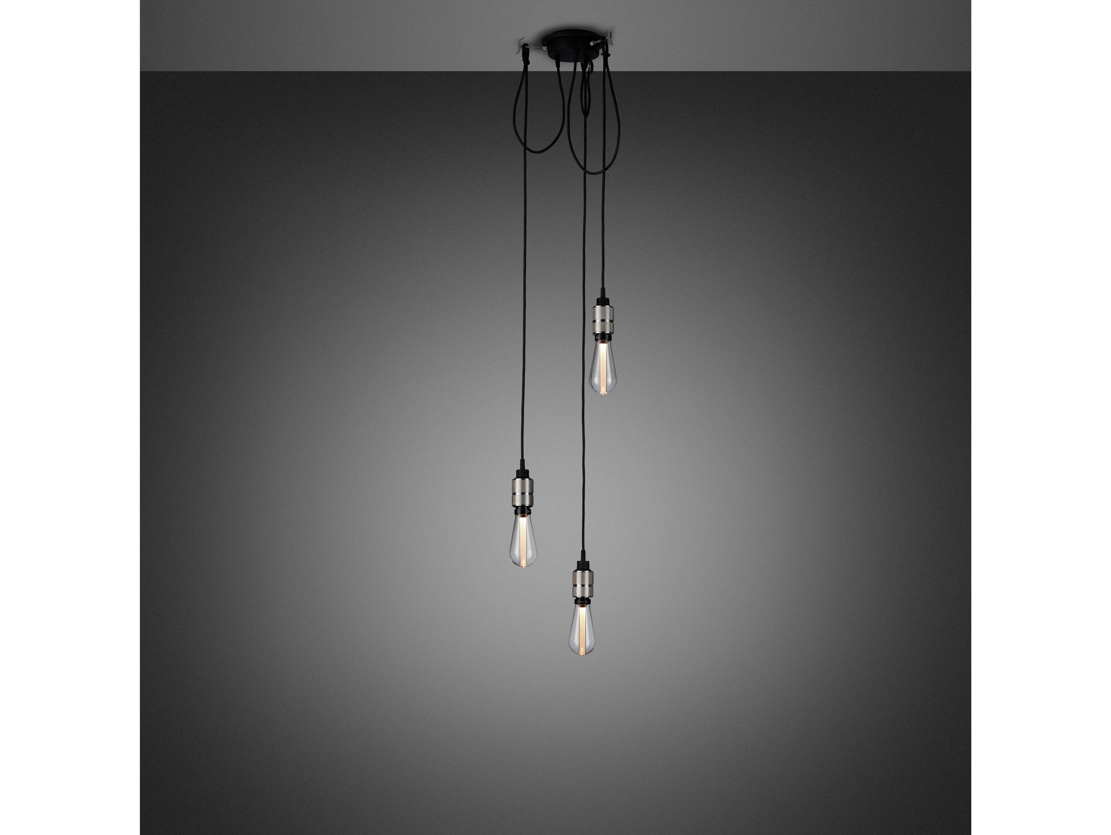 Buster + Punch Hooked 3-Light Steel Mini Pendant