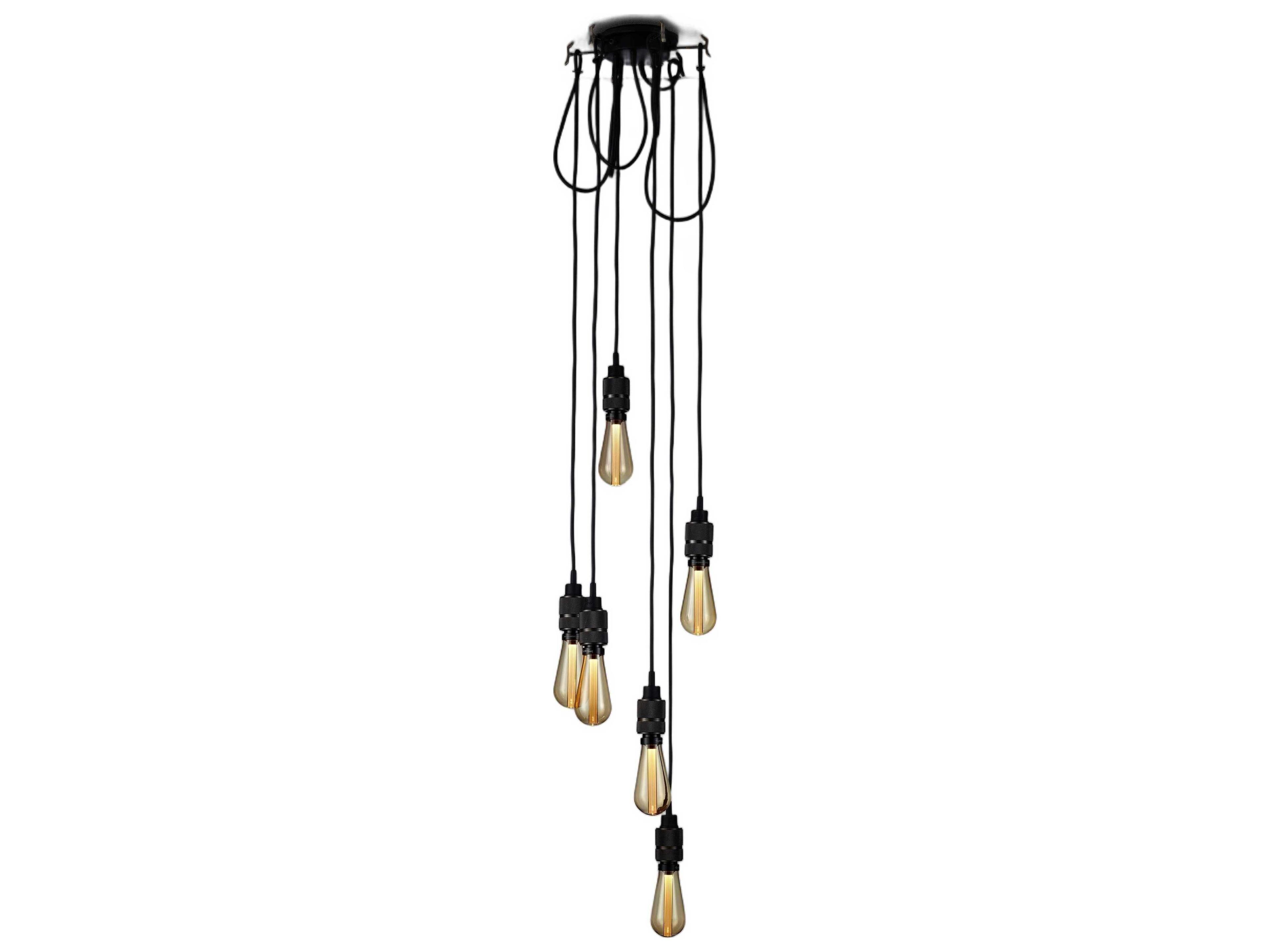 Buster + Punch Hooked 6-Light Smoked Bronze Mini Pendant