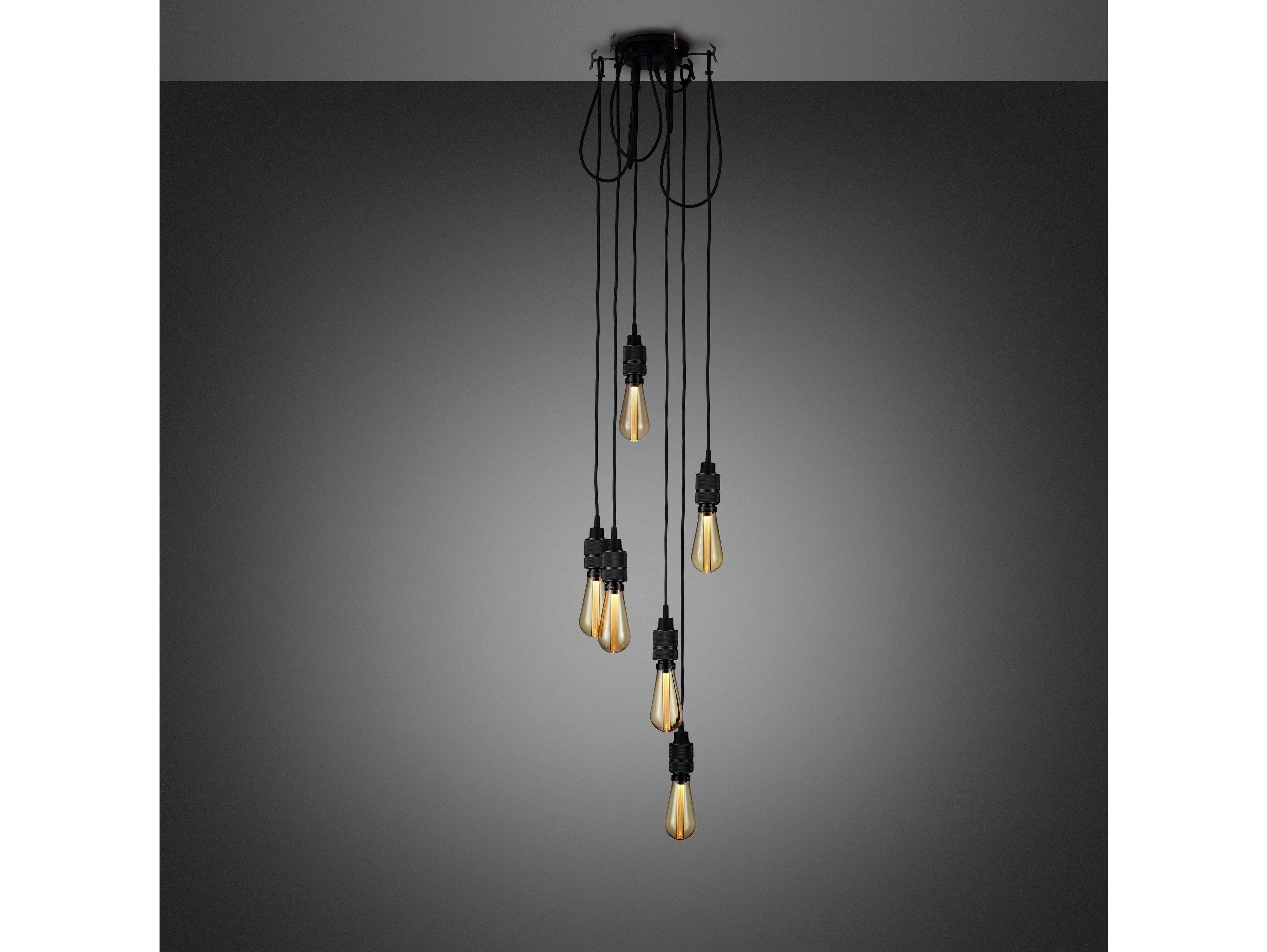 Buster + Punch Hooked 6-Light Smoked Bronze Mini Pendant