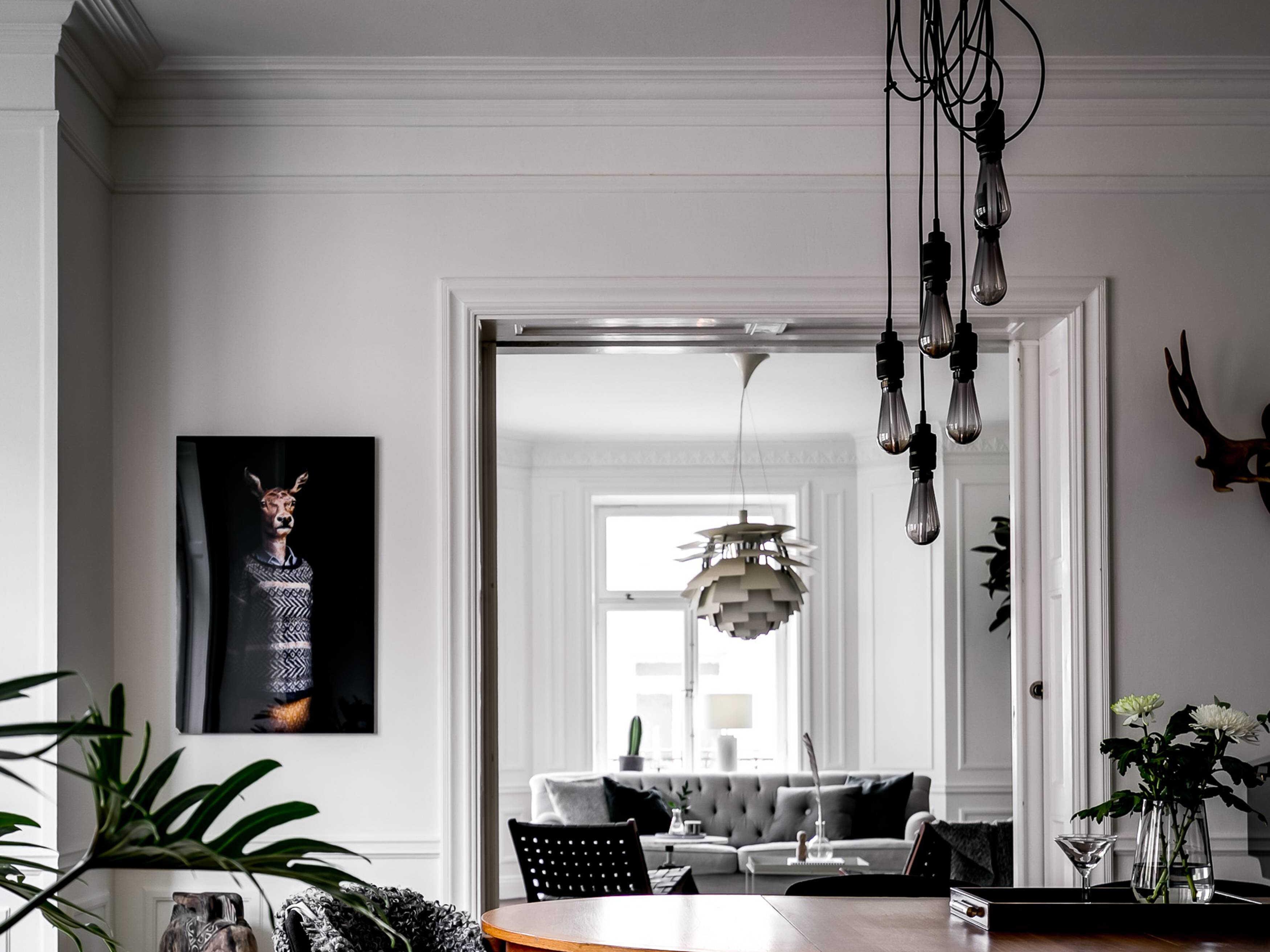 Buster + Punch Hooked 6-Light Smoked Bronze Mini Pendant