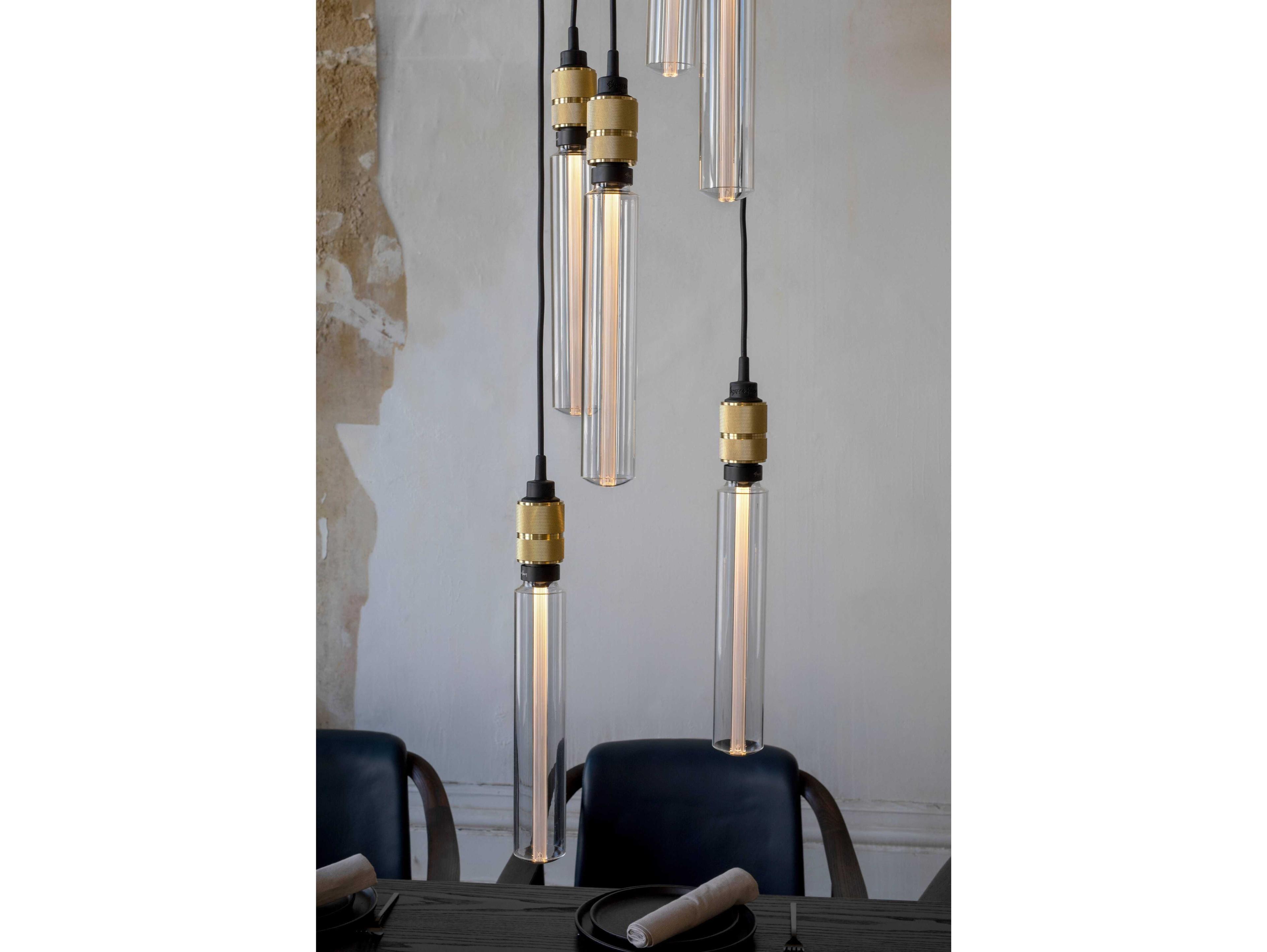 Buster + Punch Hooked 6-Light Smoked Bronze Mini Pendant