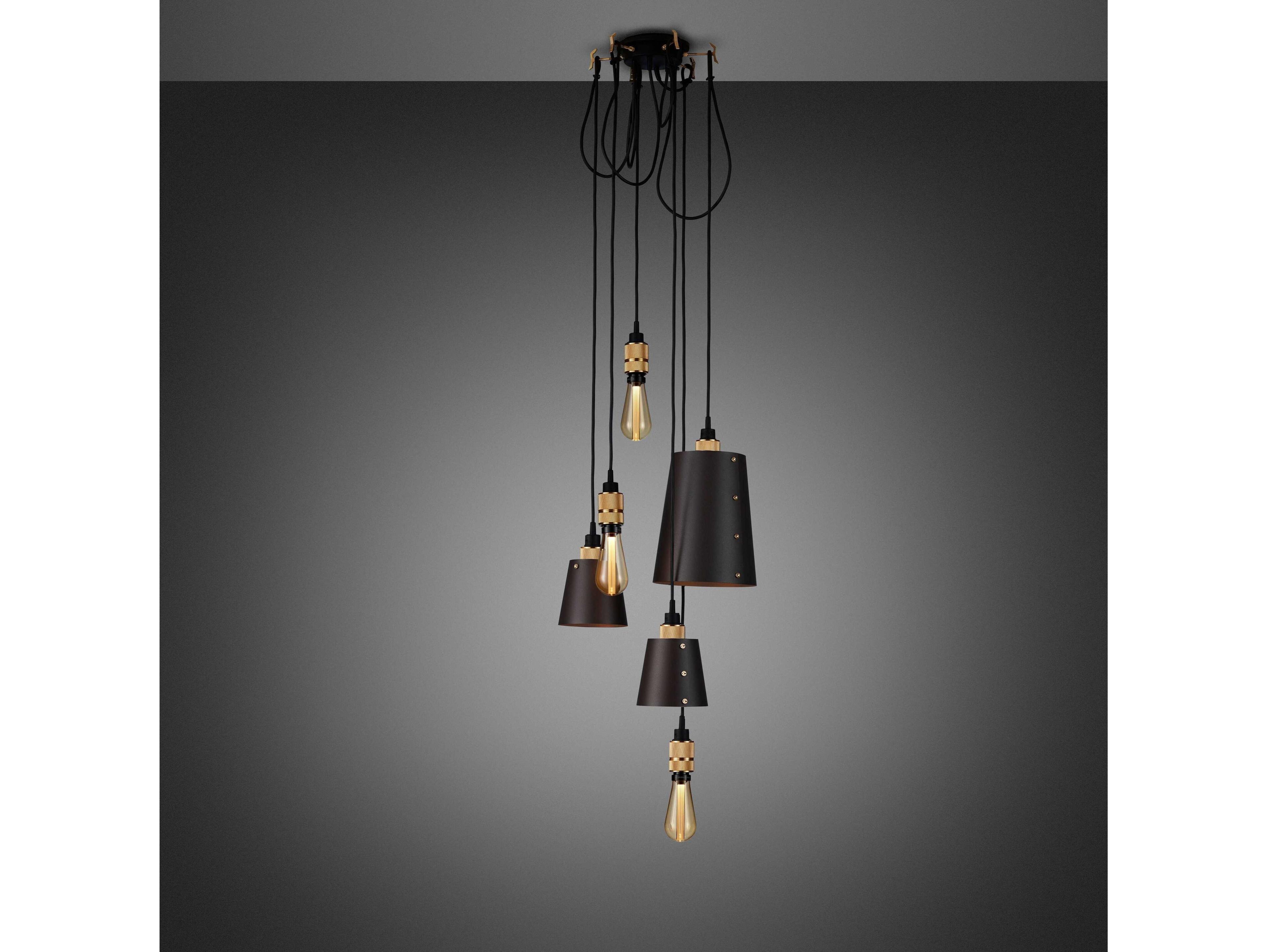 Buster + Punch Hooked 6-Light Brass Mini Pendant