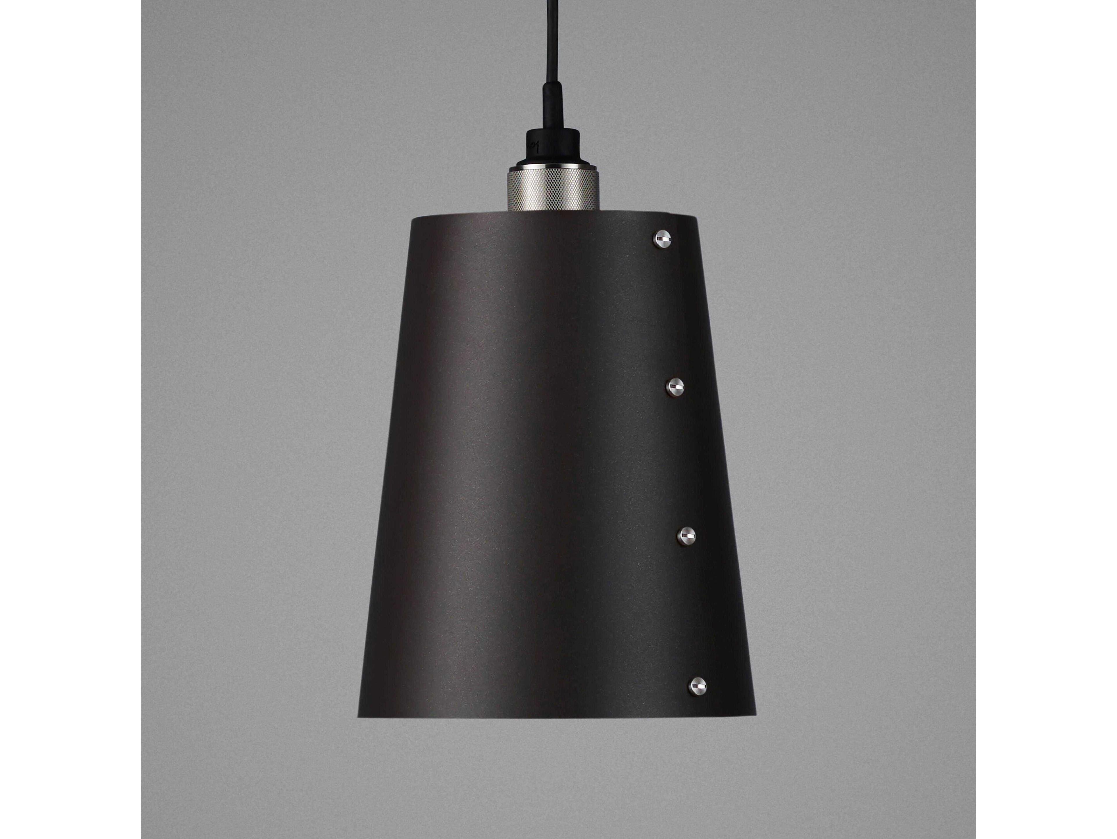 Buster + Punch Hooked 1-Light Steel Black Mini Pendant