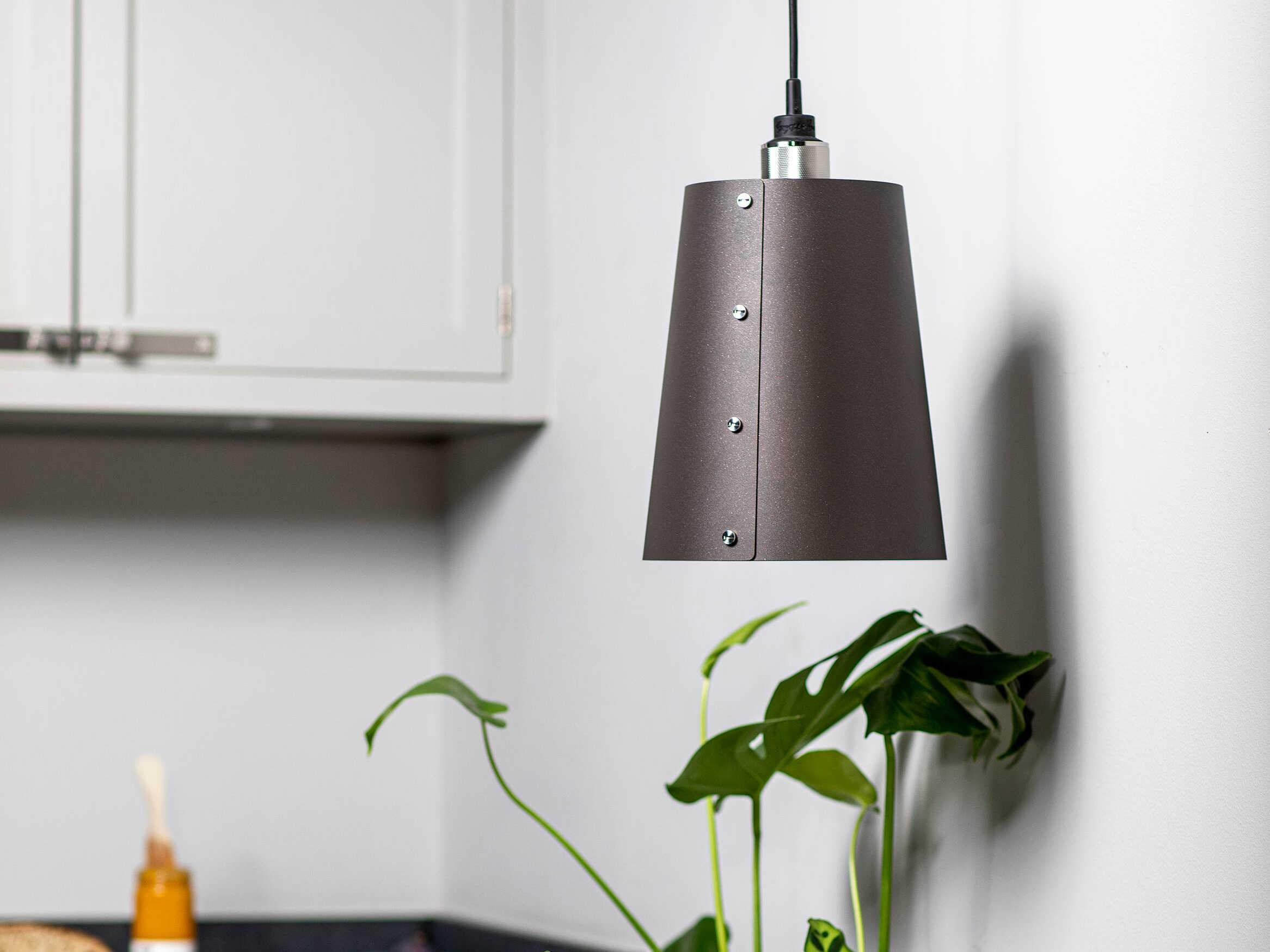 Buster + Punch Hooked 1-Light Steel Black Mini Pendant