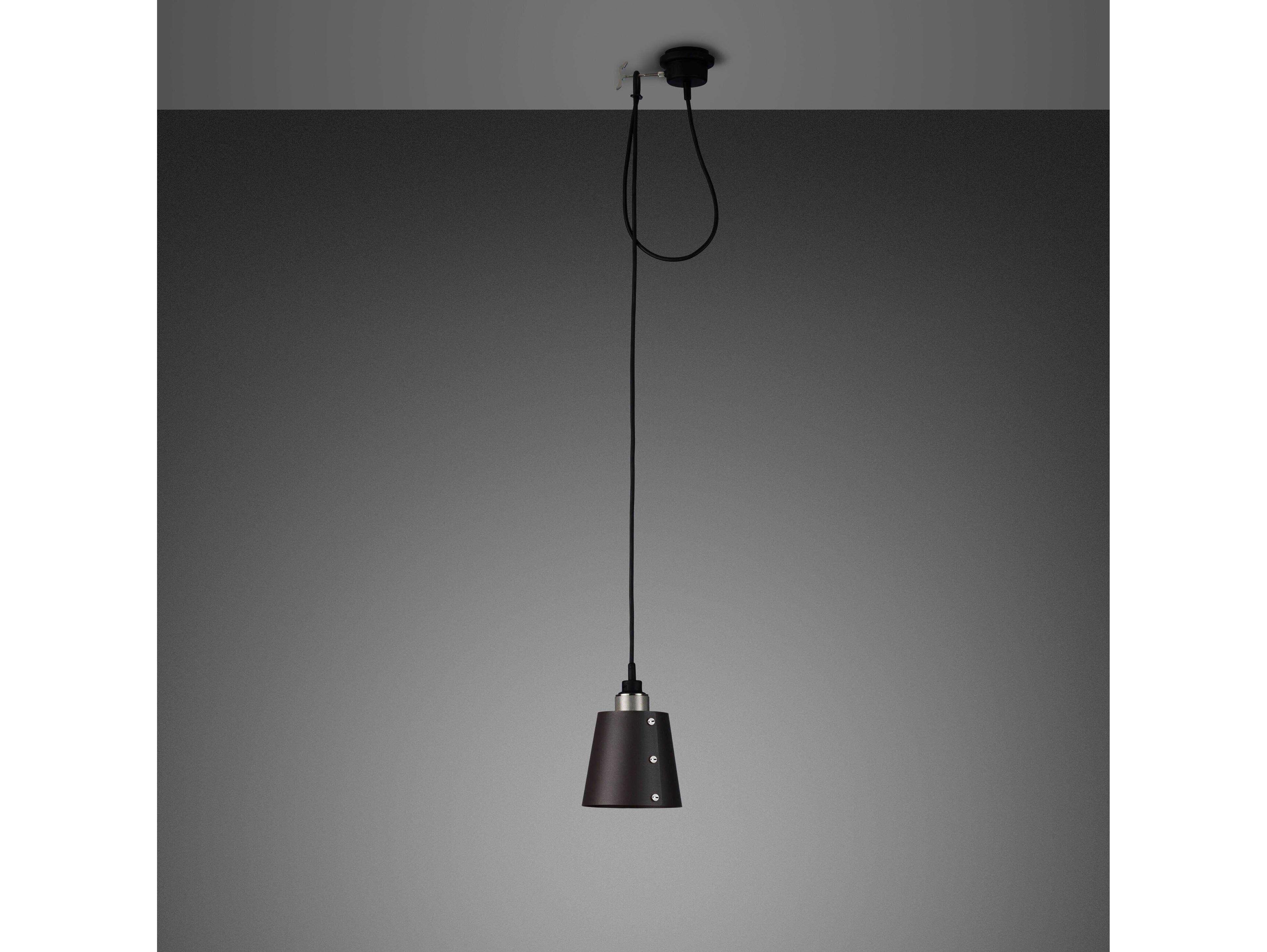 Buster + Punch Hooked 1-Light Steel Black Mini Pendant