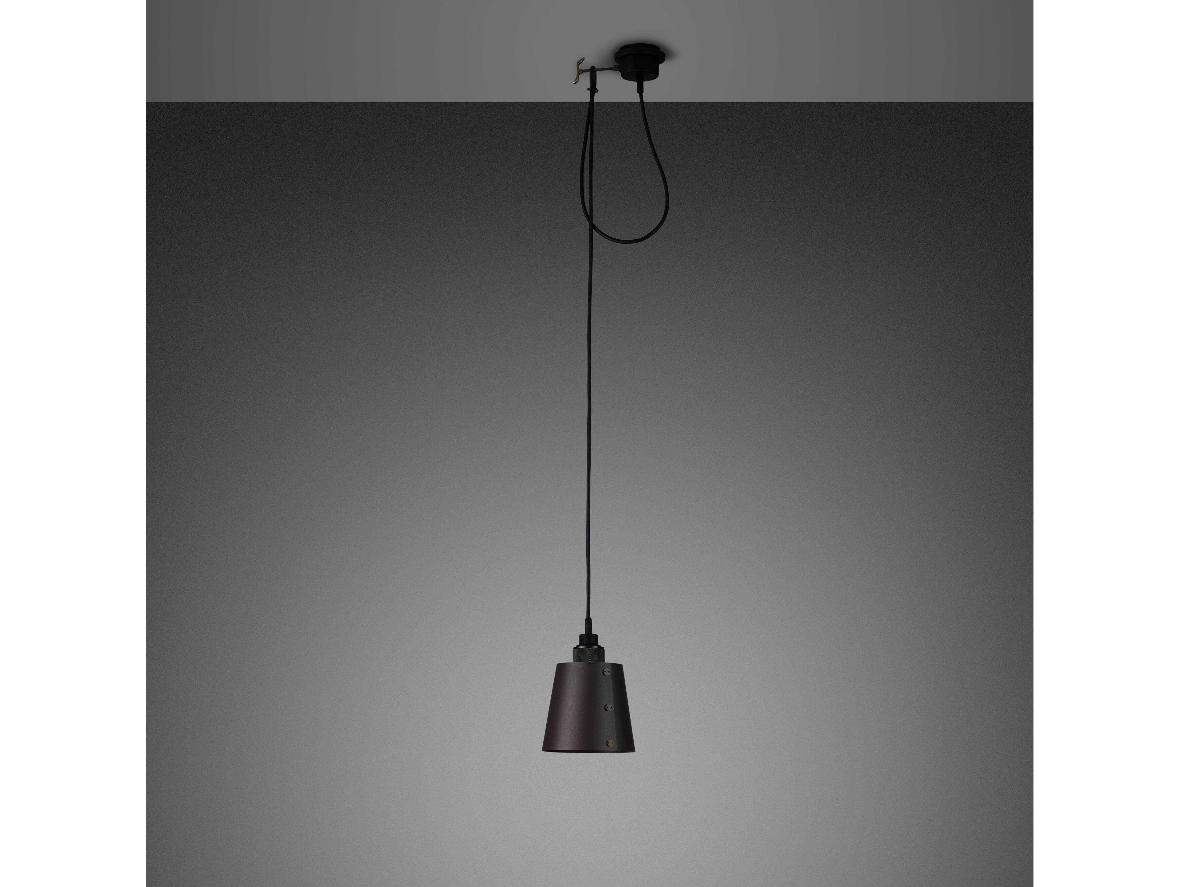 Buster + Punch Hooked 1-Light Smoked Bronze Mini Pendant