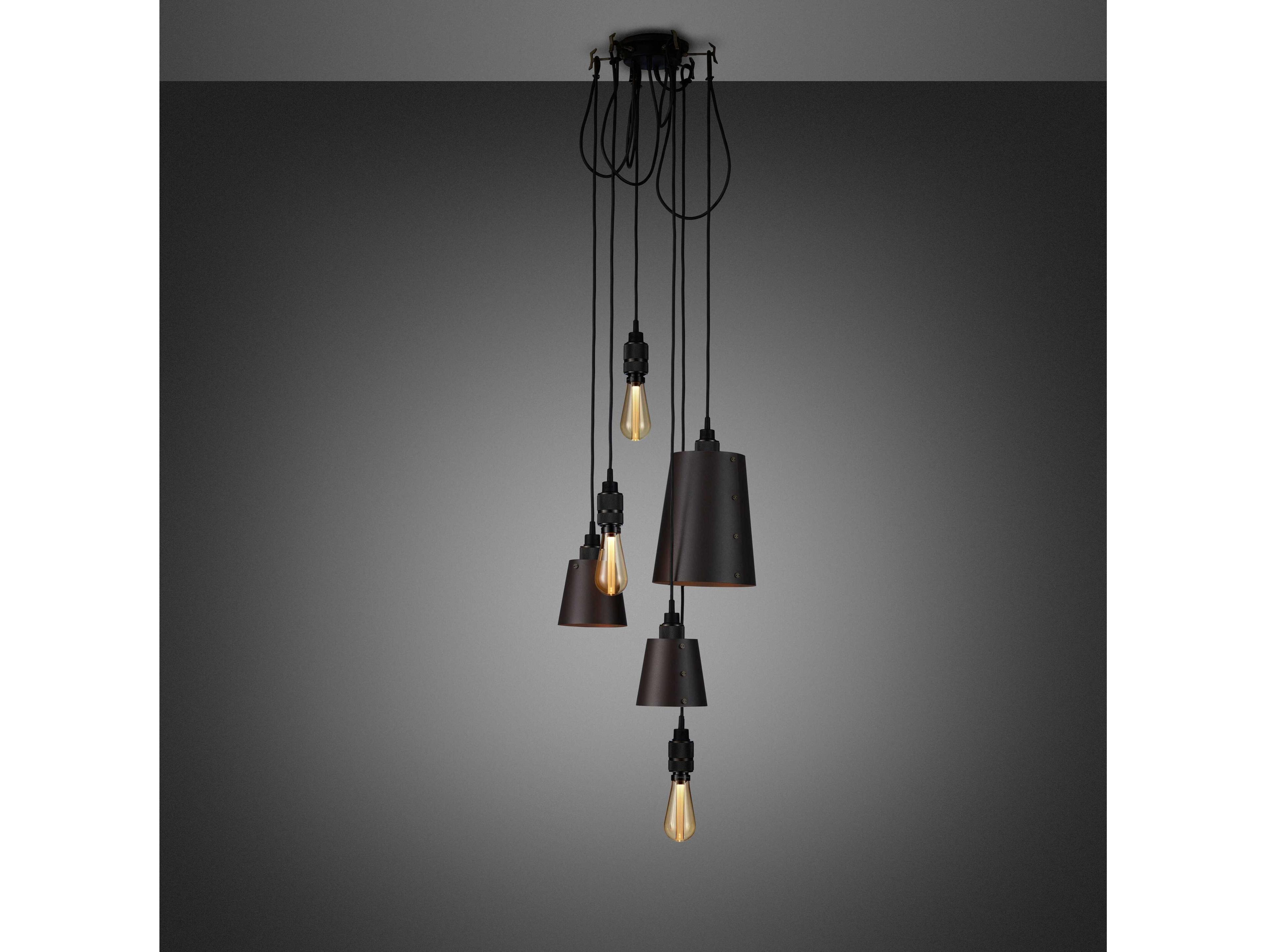 Buster + Punch Hooked 6-Light Smoked Bronze Mini Pendant