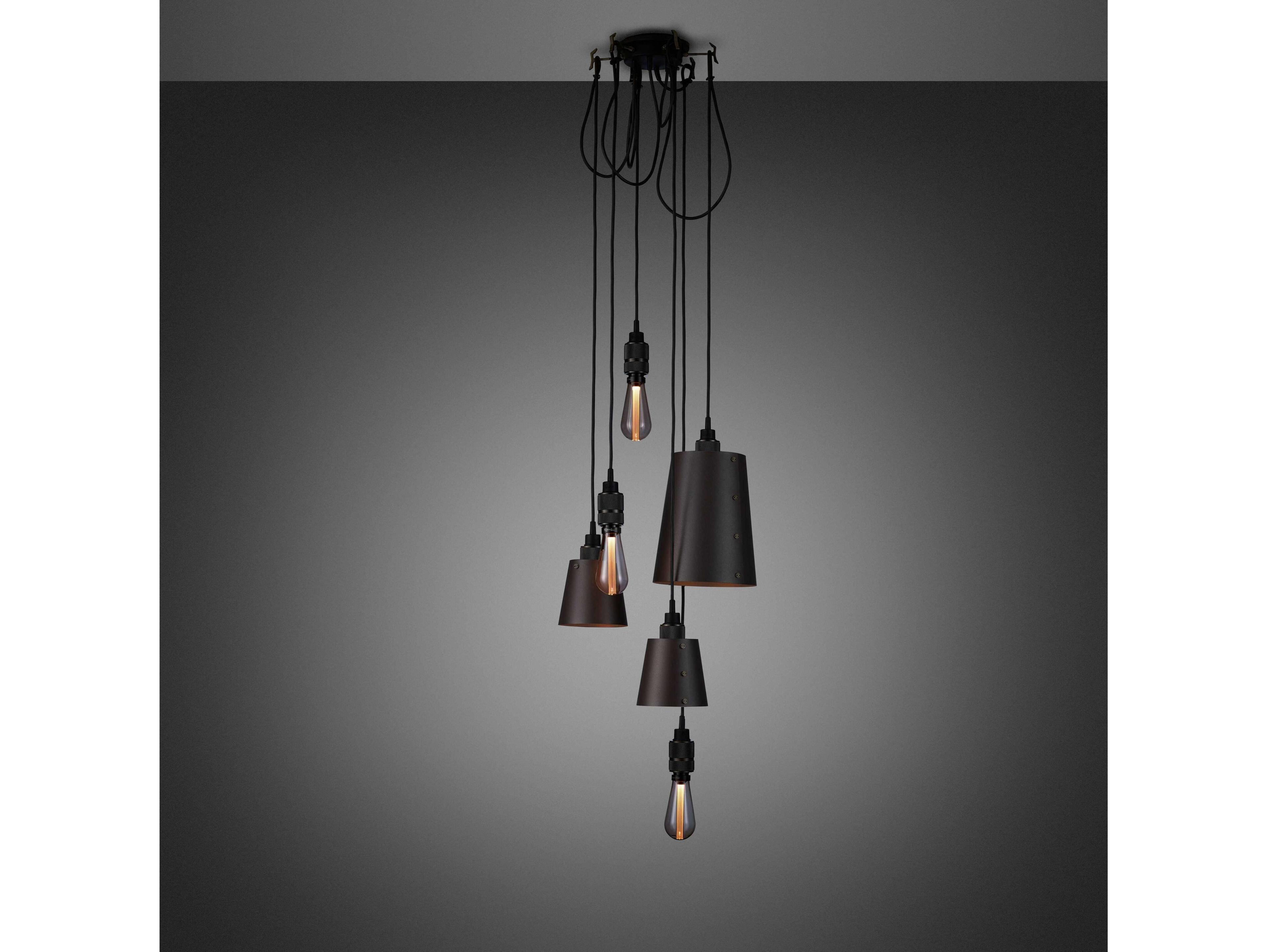 Buster + Punch Hooked 6-Light Smoked Bronze Mini Pendant