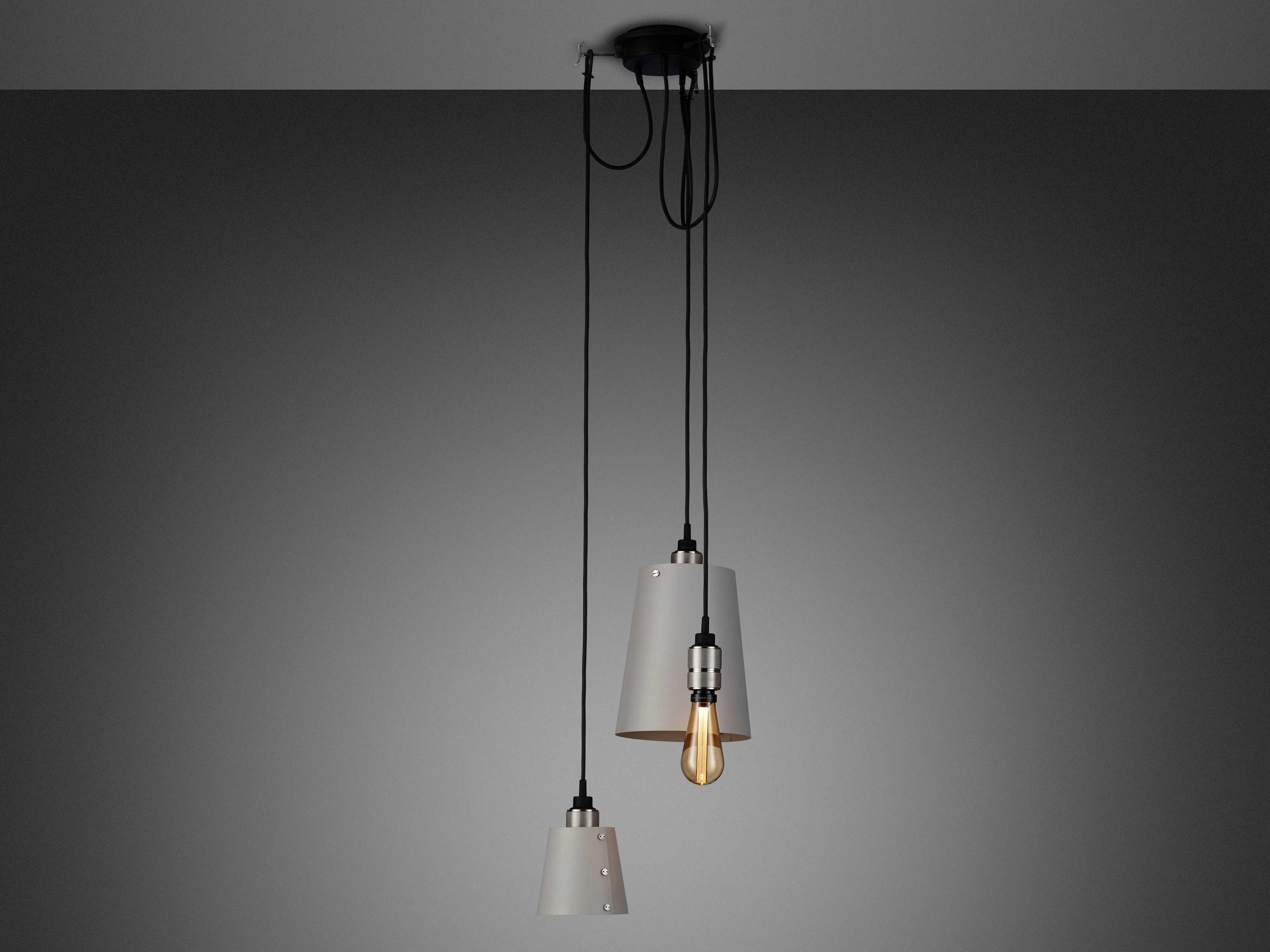 Buster + Punch Hooked 3-Light Steel Gray Mini Pendant