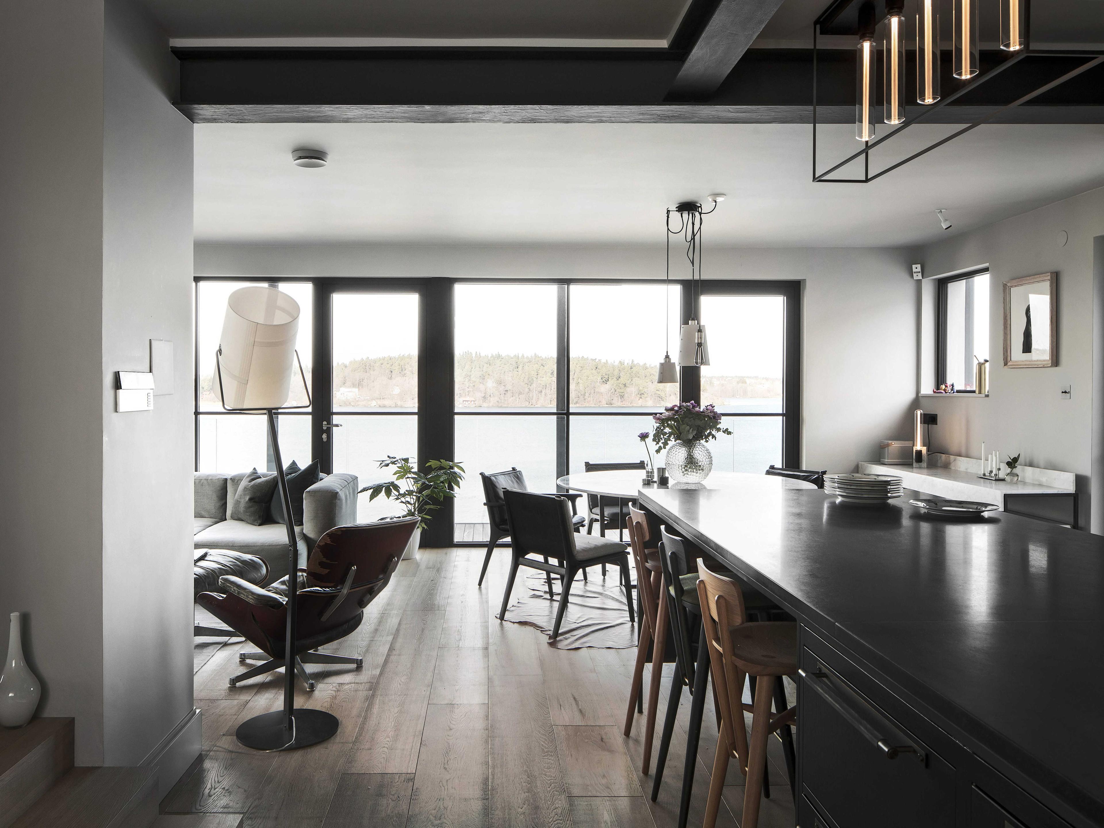 Buster + Punch Hooked 3-Light Steel Gray Mini Pendant