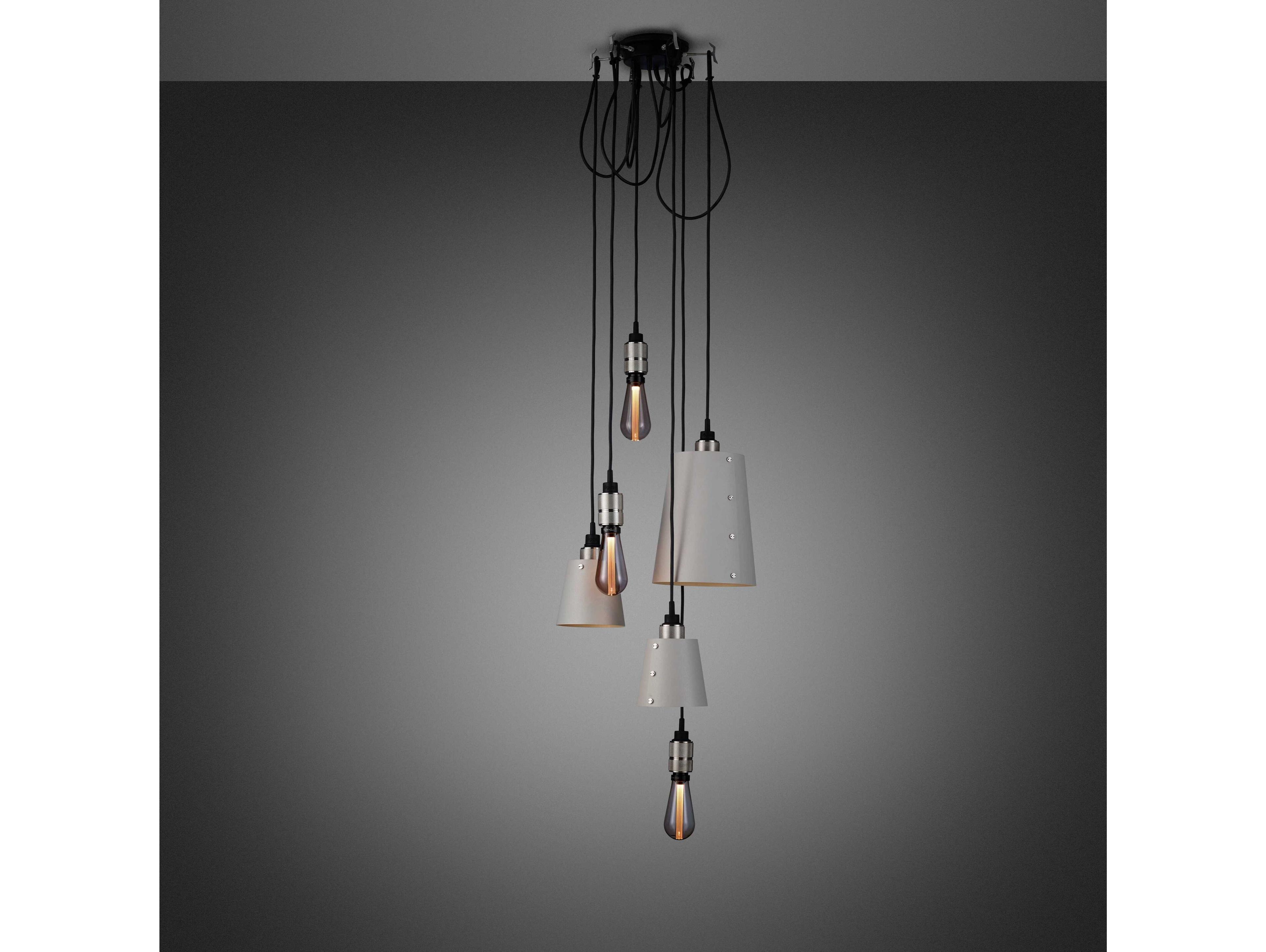 Buster + Punch Hooked 6-Light Steel Gray Mini Pendant