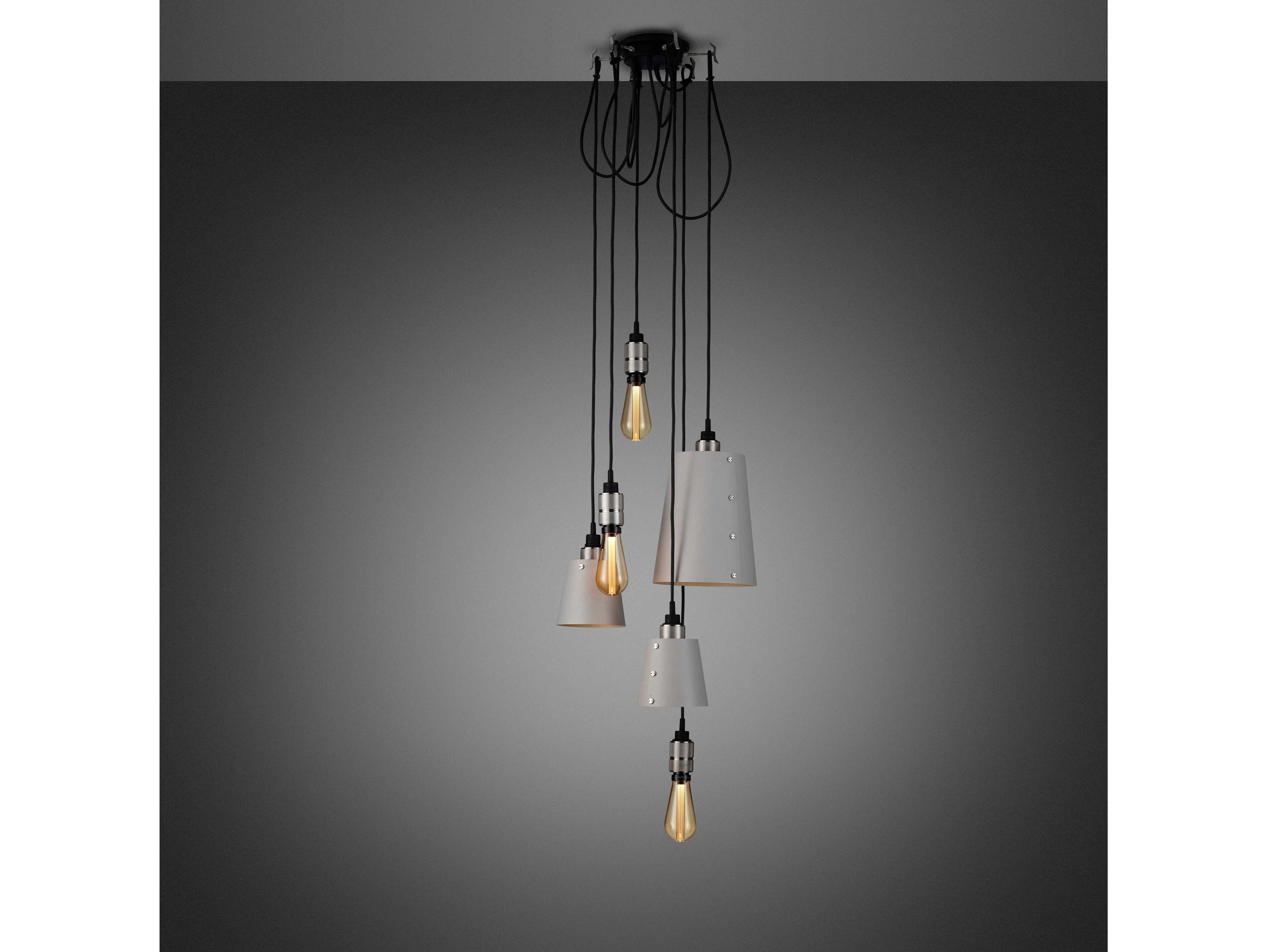 Buster + Punch Hooked 6-Light Steel Gray Mini Pendant