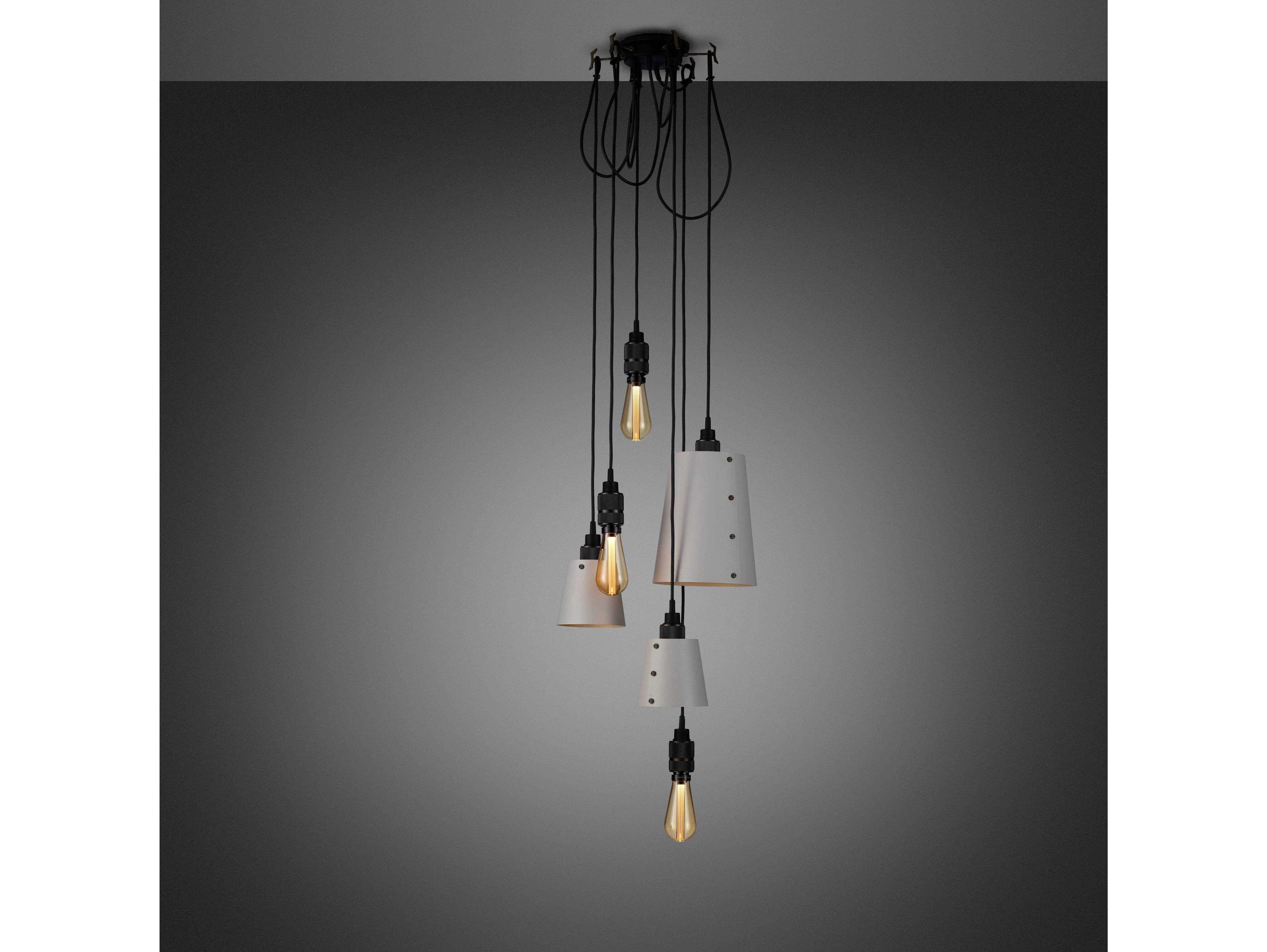 Buster + Punch Hooked 6-Light Smoked Bronze Gray Mini Pendant
