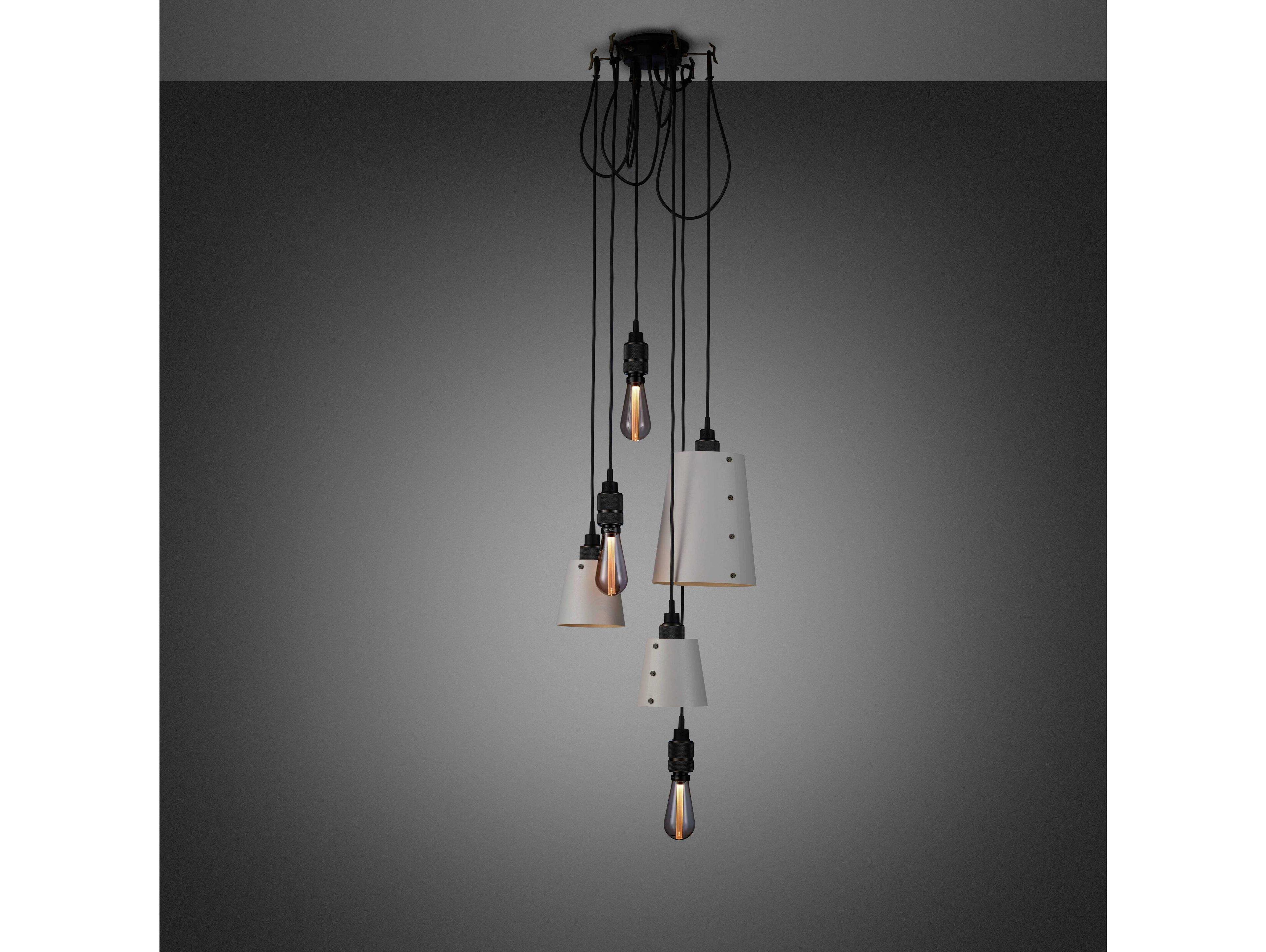 Buster + Punch Hooked 6-Light Smoked Bronze Gray Mini Pendant