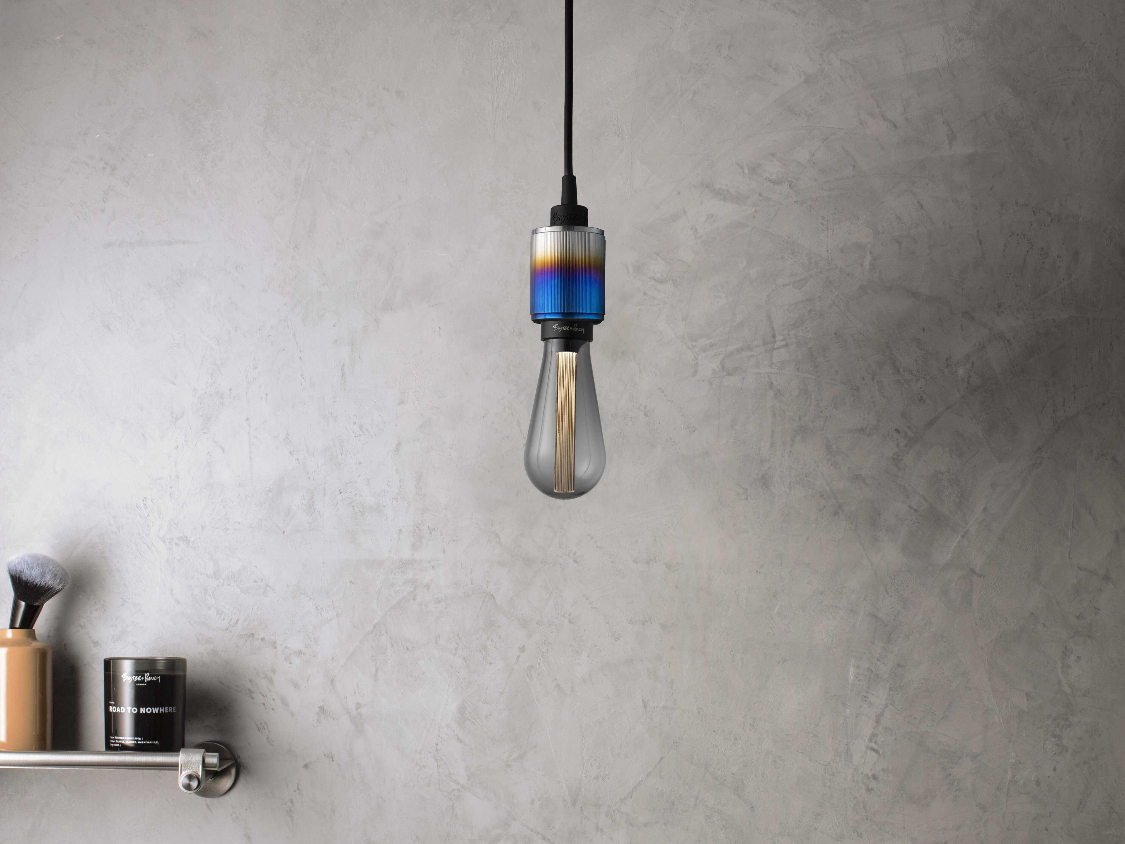 Buster + Punch Heavy Metal 1-Light Burnt Steel Mini Pendant