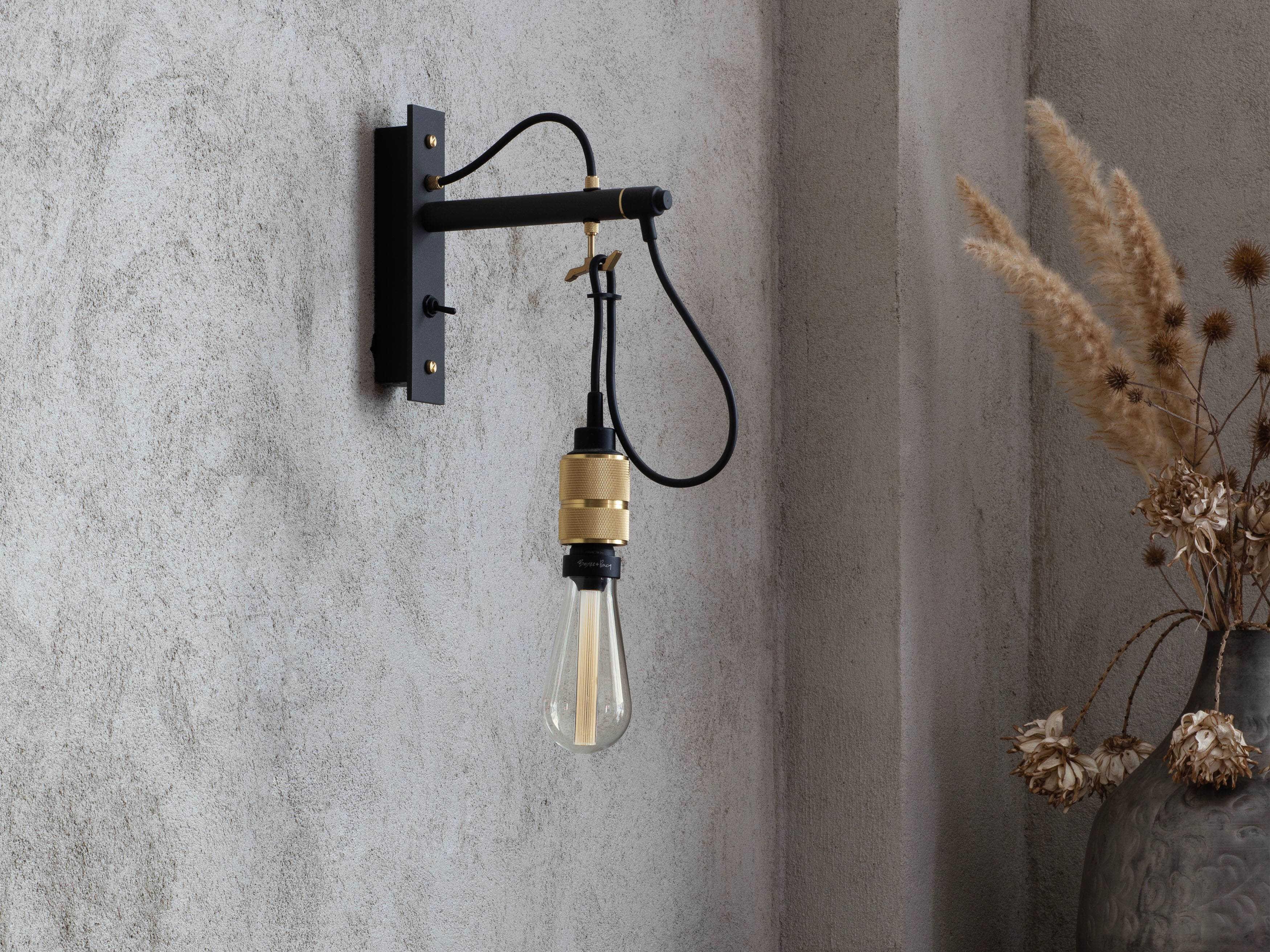 Buster + Punch Hooked 1-Light Brass Wall Sconce