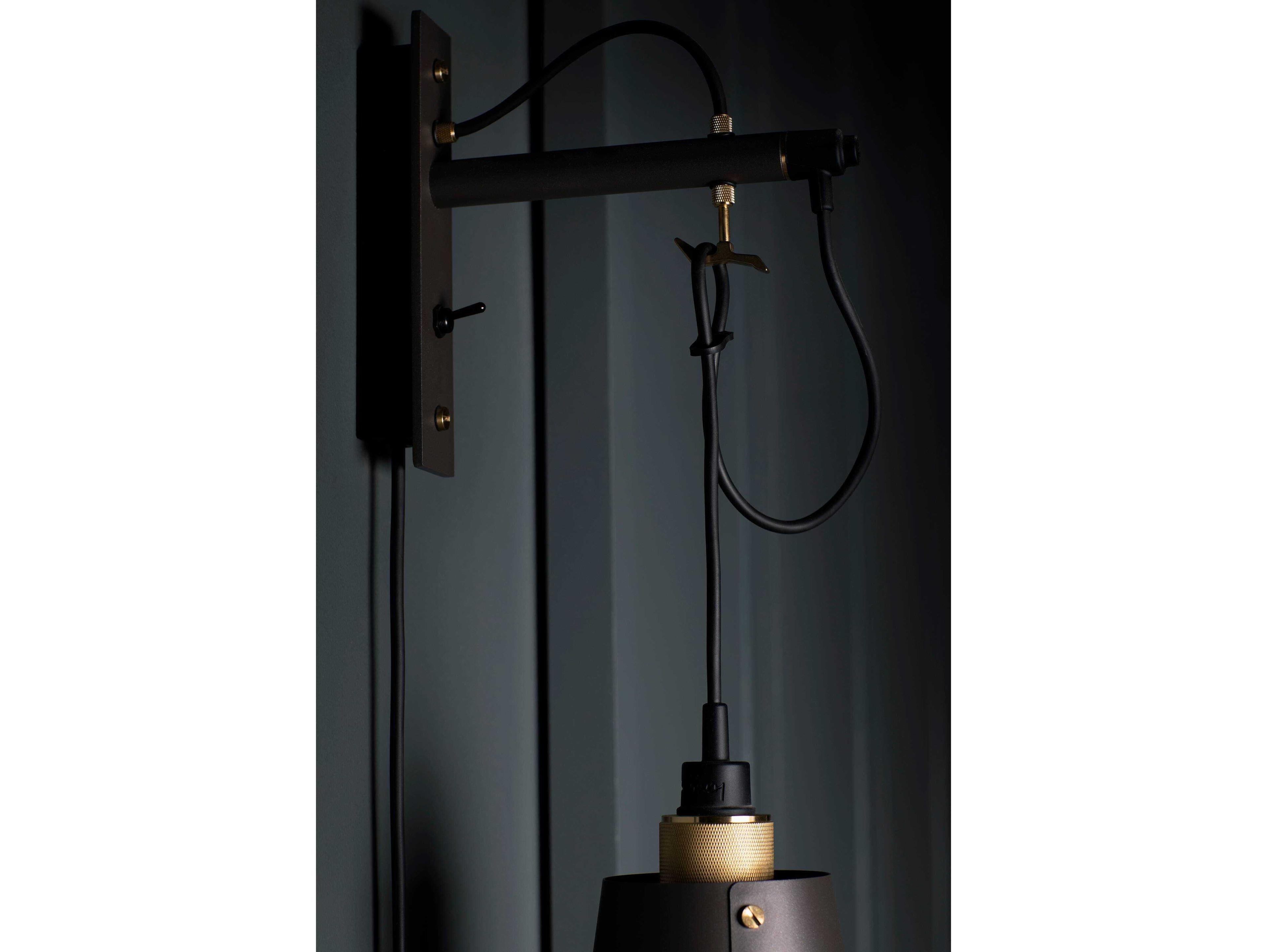 Buster + Punch Hooked 1-Light Brass Wall Sconce