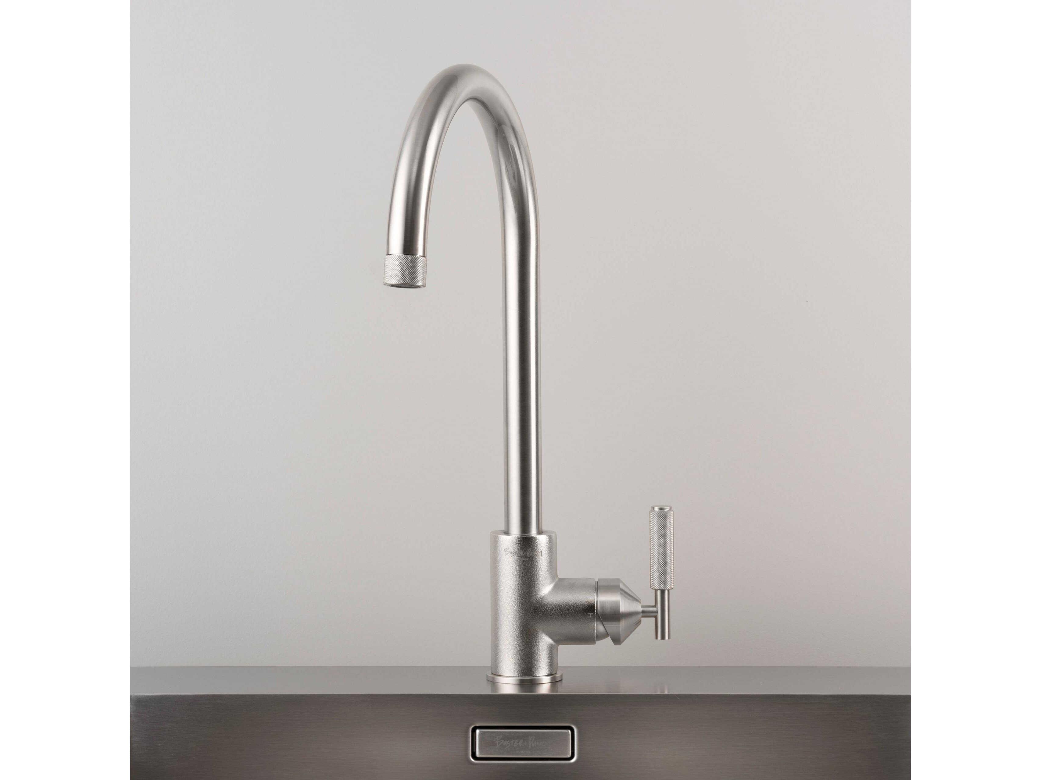Buster + Punch Steel Mixer Kitchen Faucet
