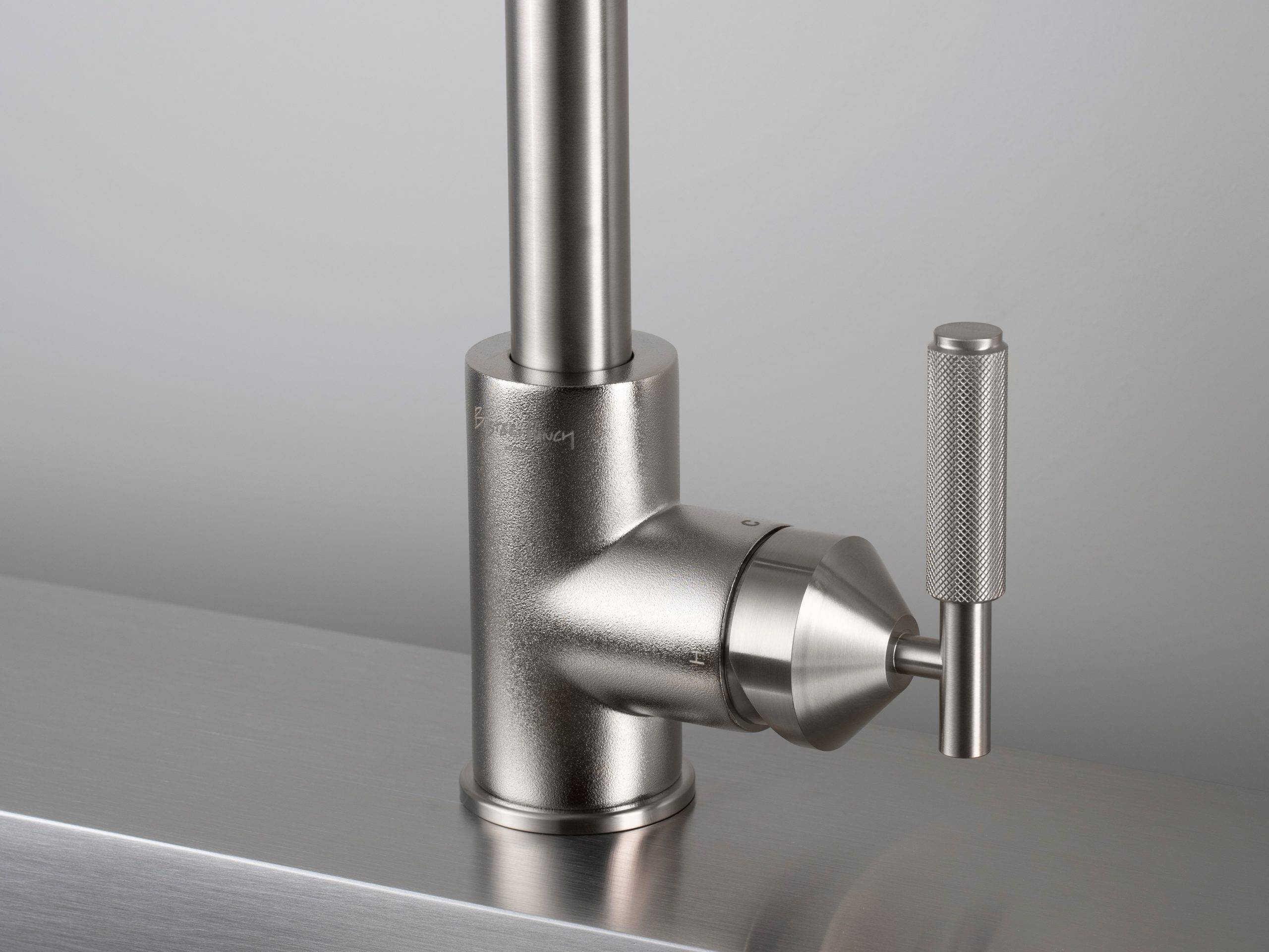 Buster + Punch Steel Mixer Kitchen Faucet