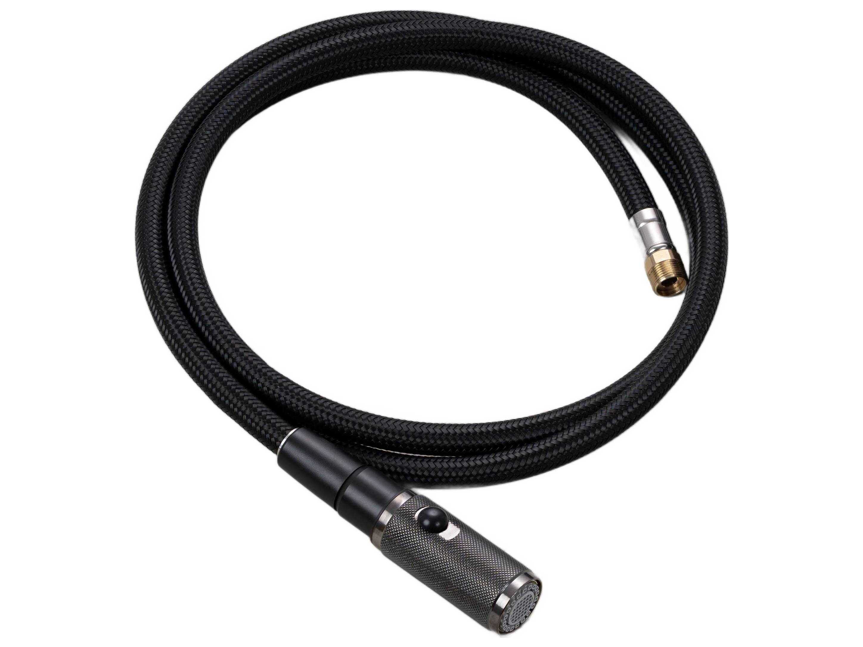 Buster + Punch Cross Gun Metal Dual Spray Faucet Kit