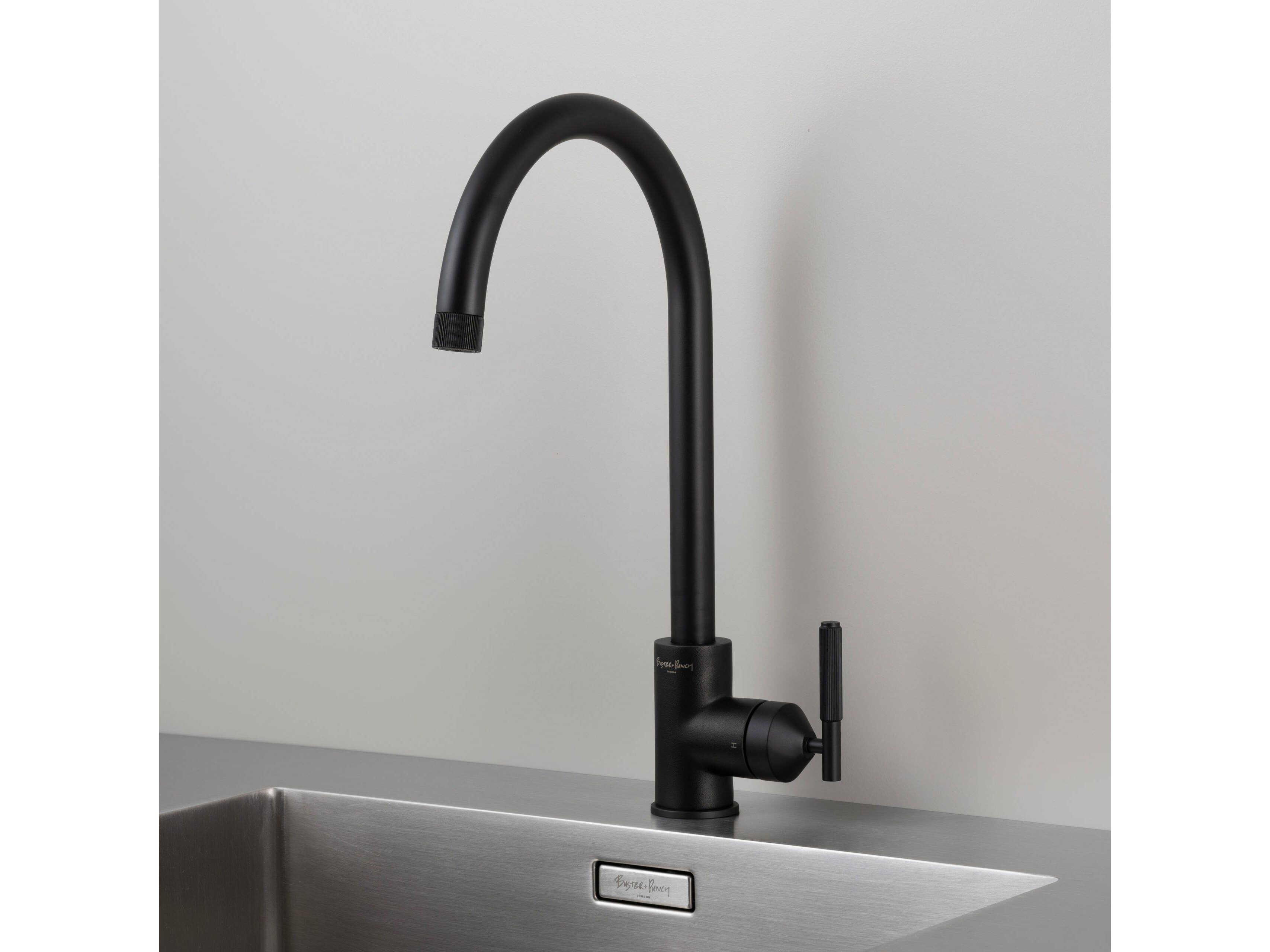 Buster + Punch Welders Black Mixer Kitchen Faucet