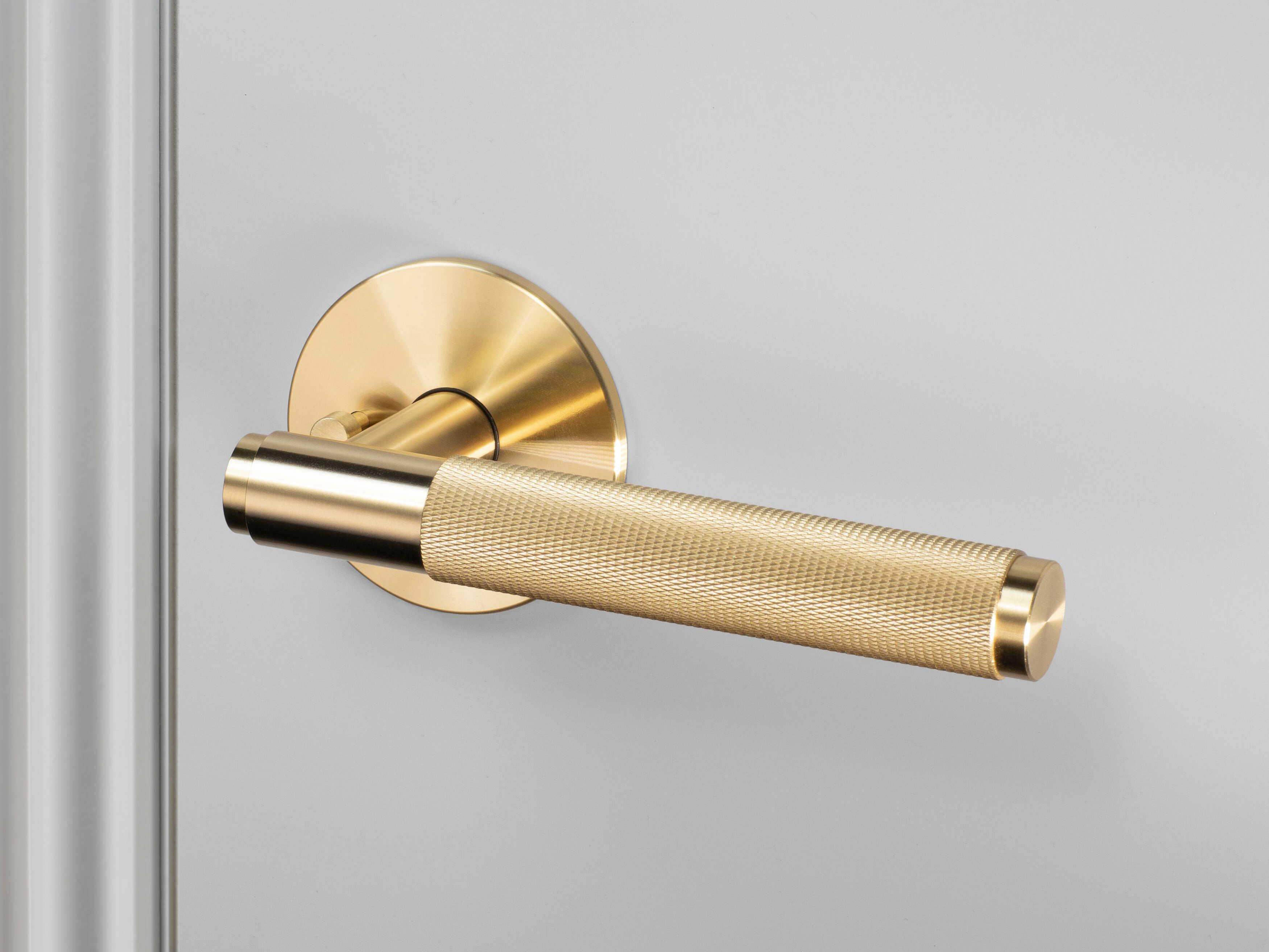Buster + Punch Brass Cross Privacy Door Handle