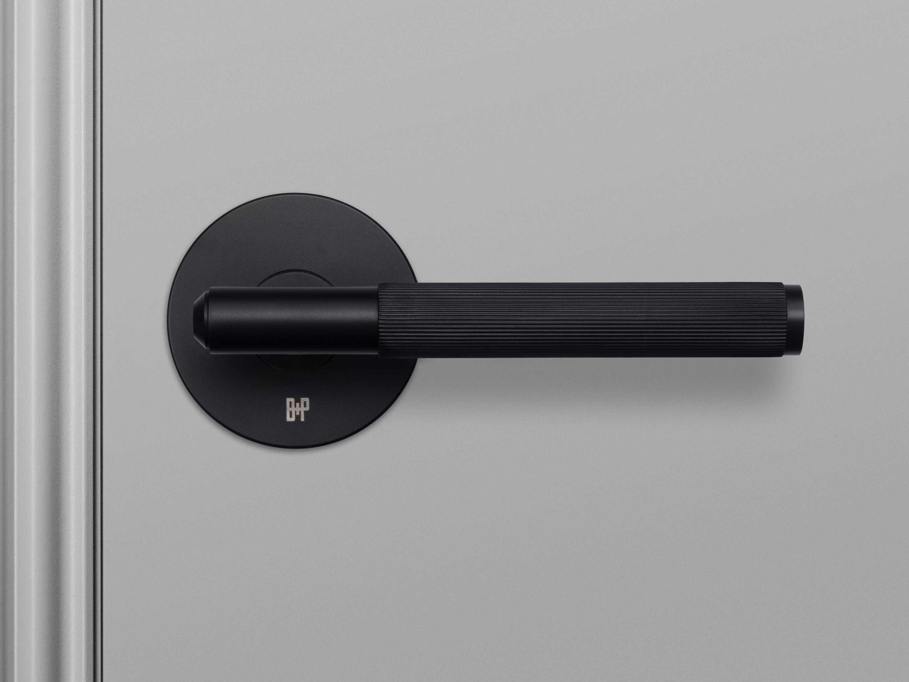 Buster + Punch Welders Black Linear Privacy Door Handle