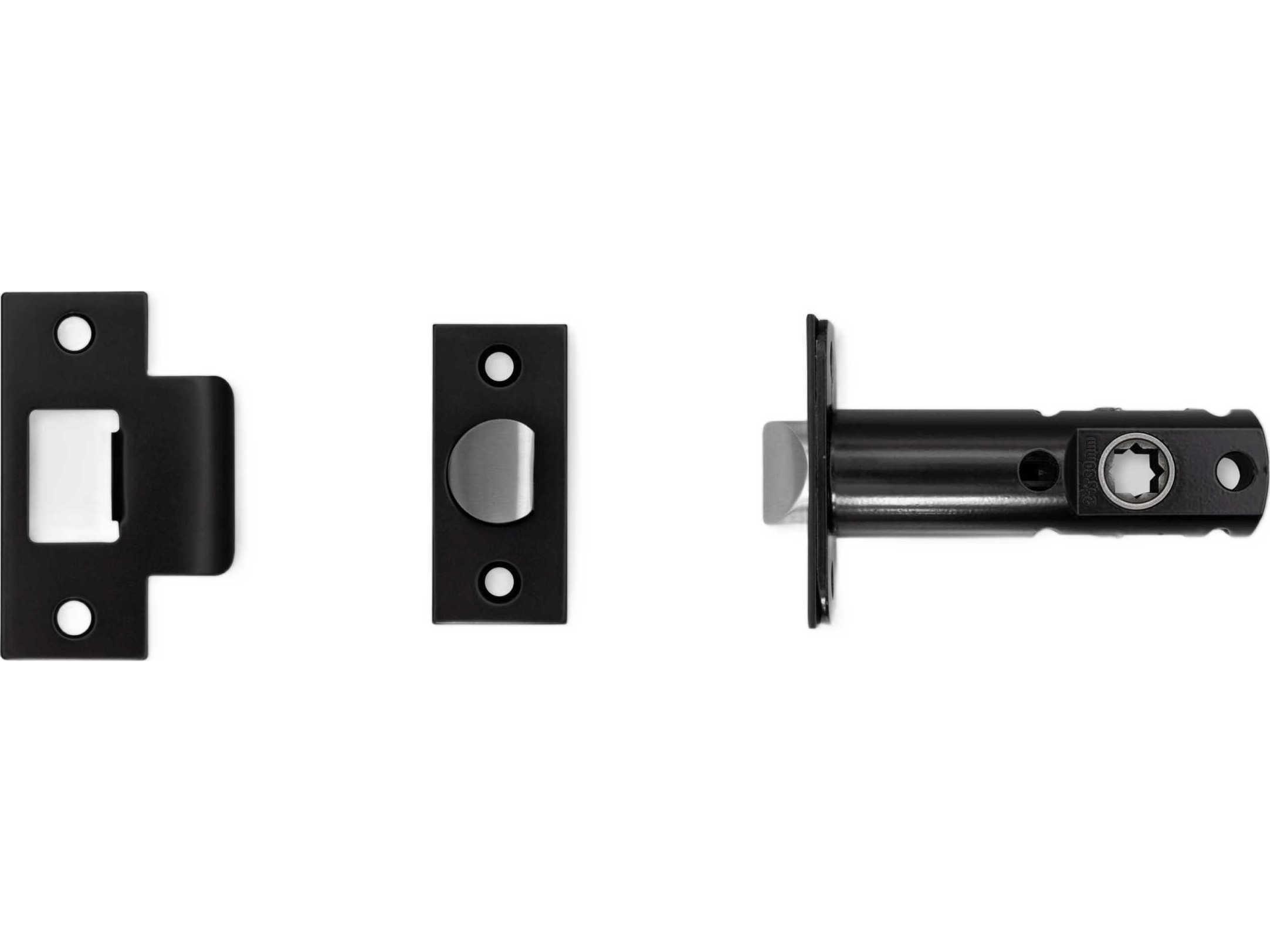 Buster + Punch Black 2-3/8" Tubular Latch Passage Door Handle
