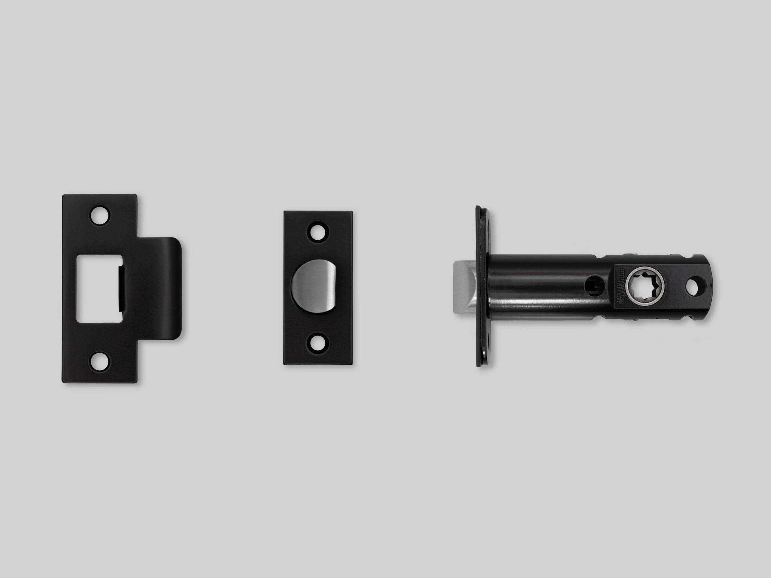 Buster + Punch Black 3-3/4" Tubular Latch Passage Door Knob