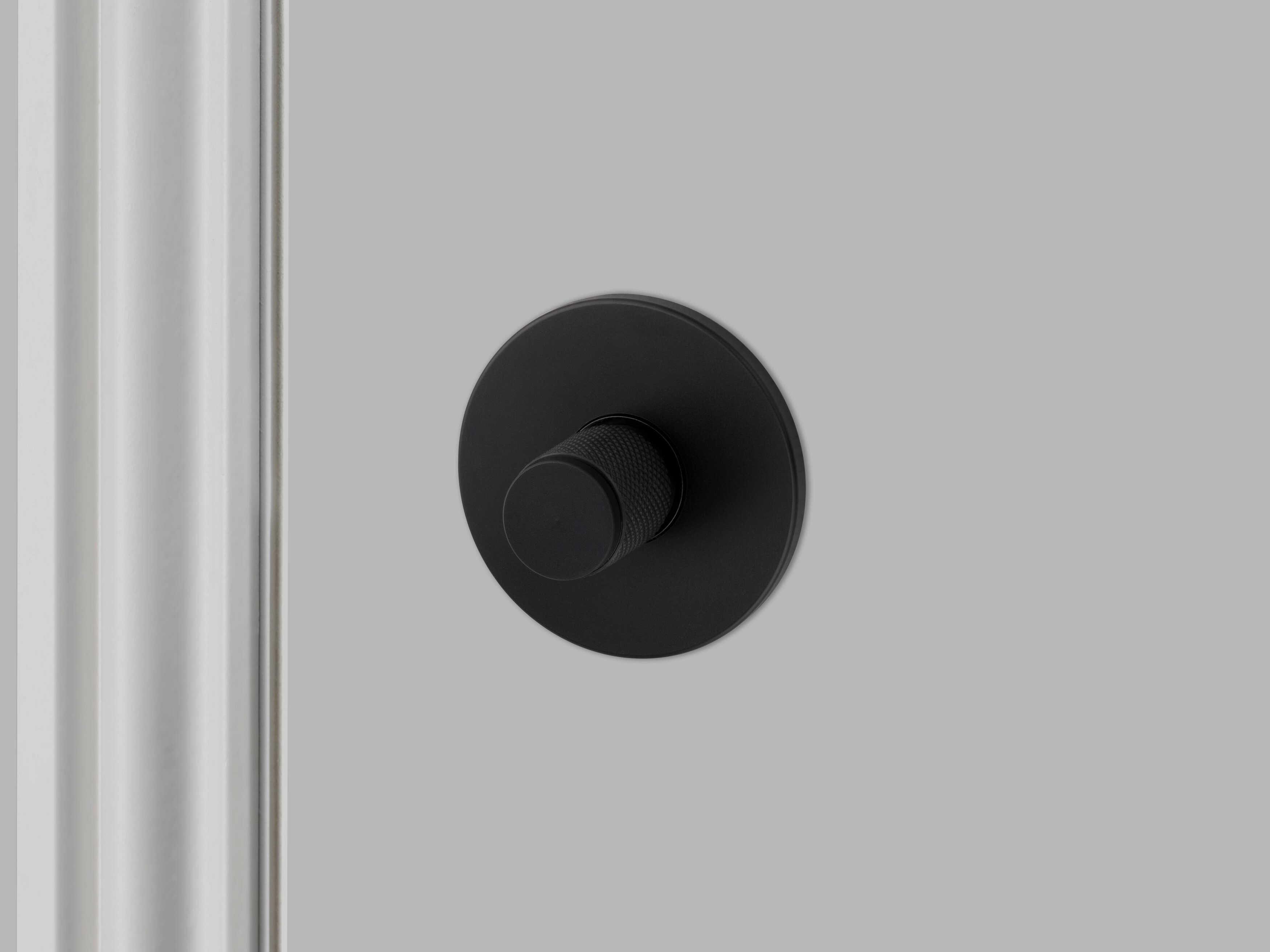 Buster + Punch Black Cross Thumbturn Lock