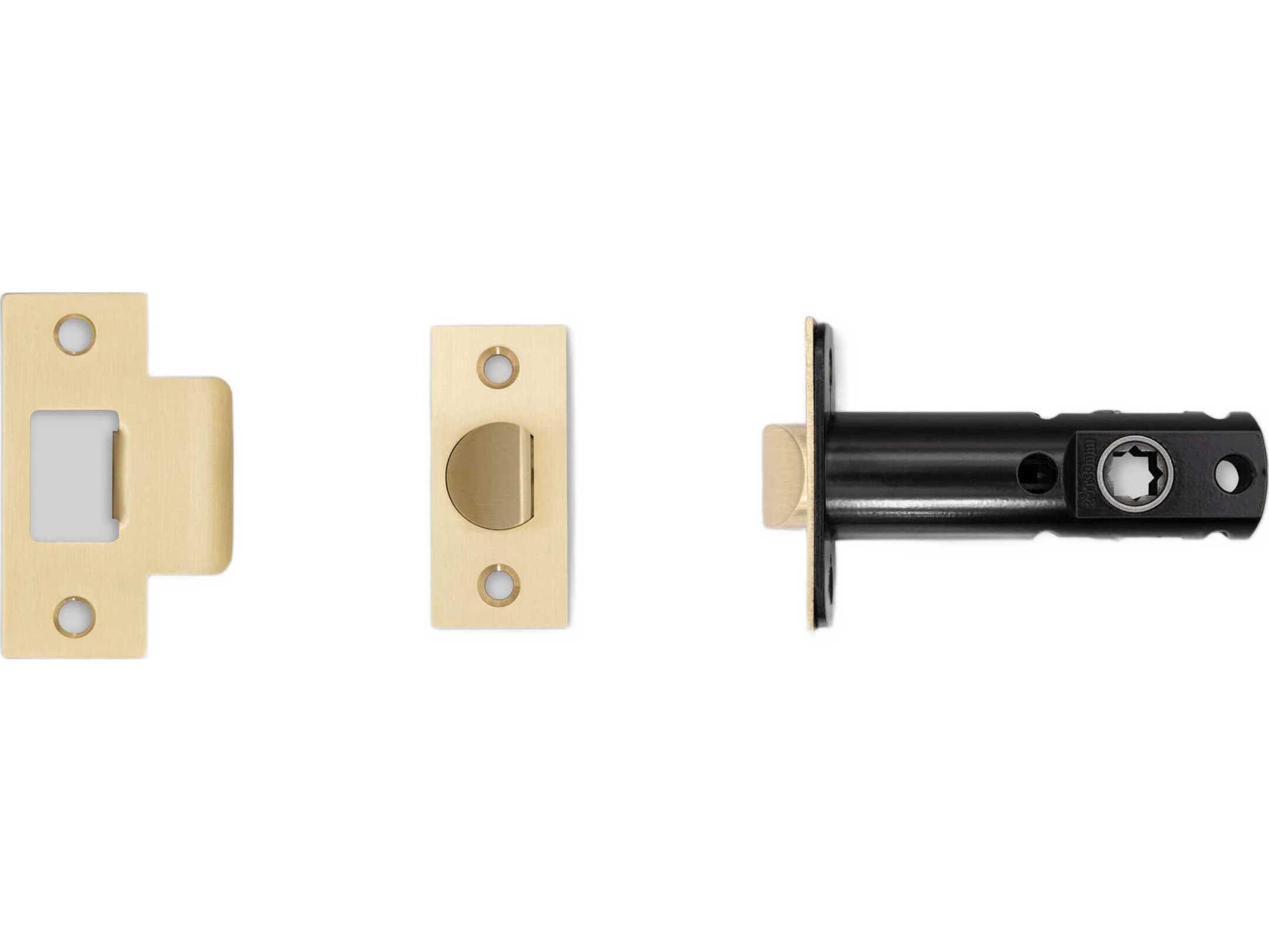 Buster + Punch Brass 2-3/8" Tubular Latch Privacy Door Handle