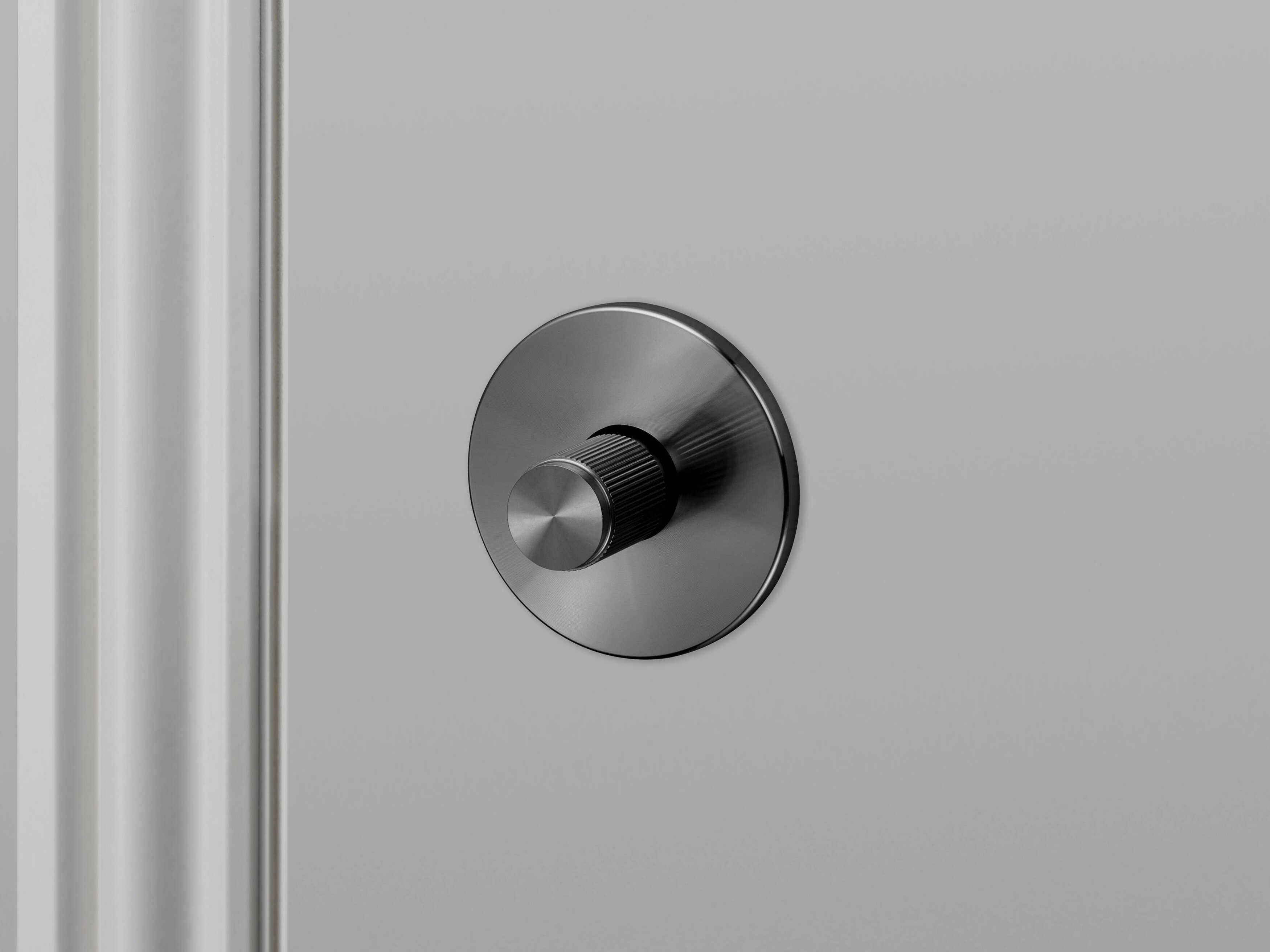 Buster + Punch Gun Metal Linear Thumbturn Lock