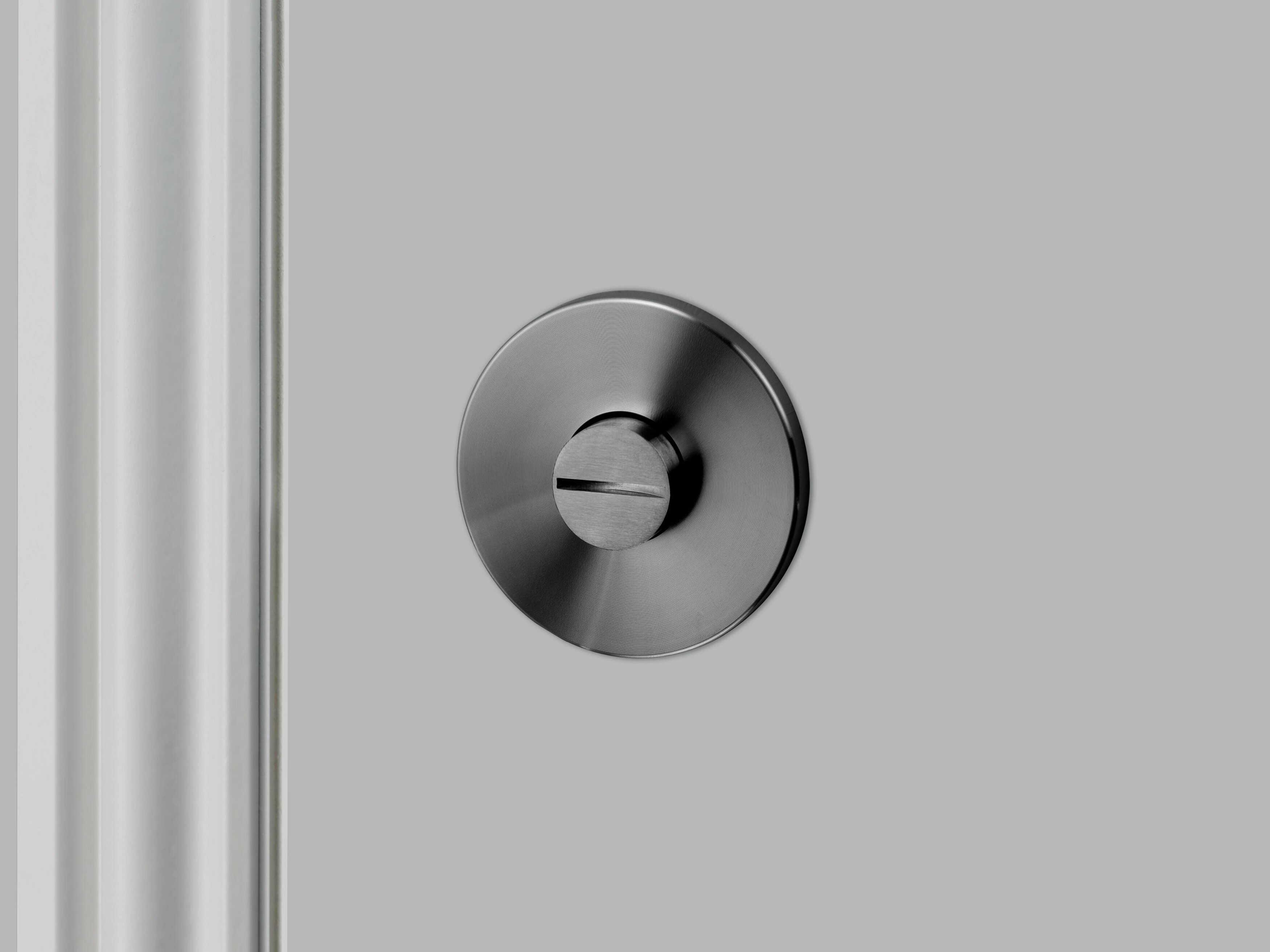 Buster + Punch Gun Metal Linear Thumbturn Lock