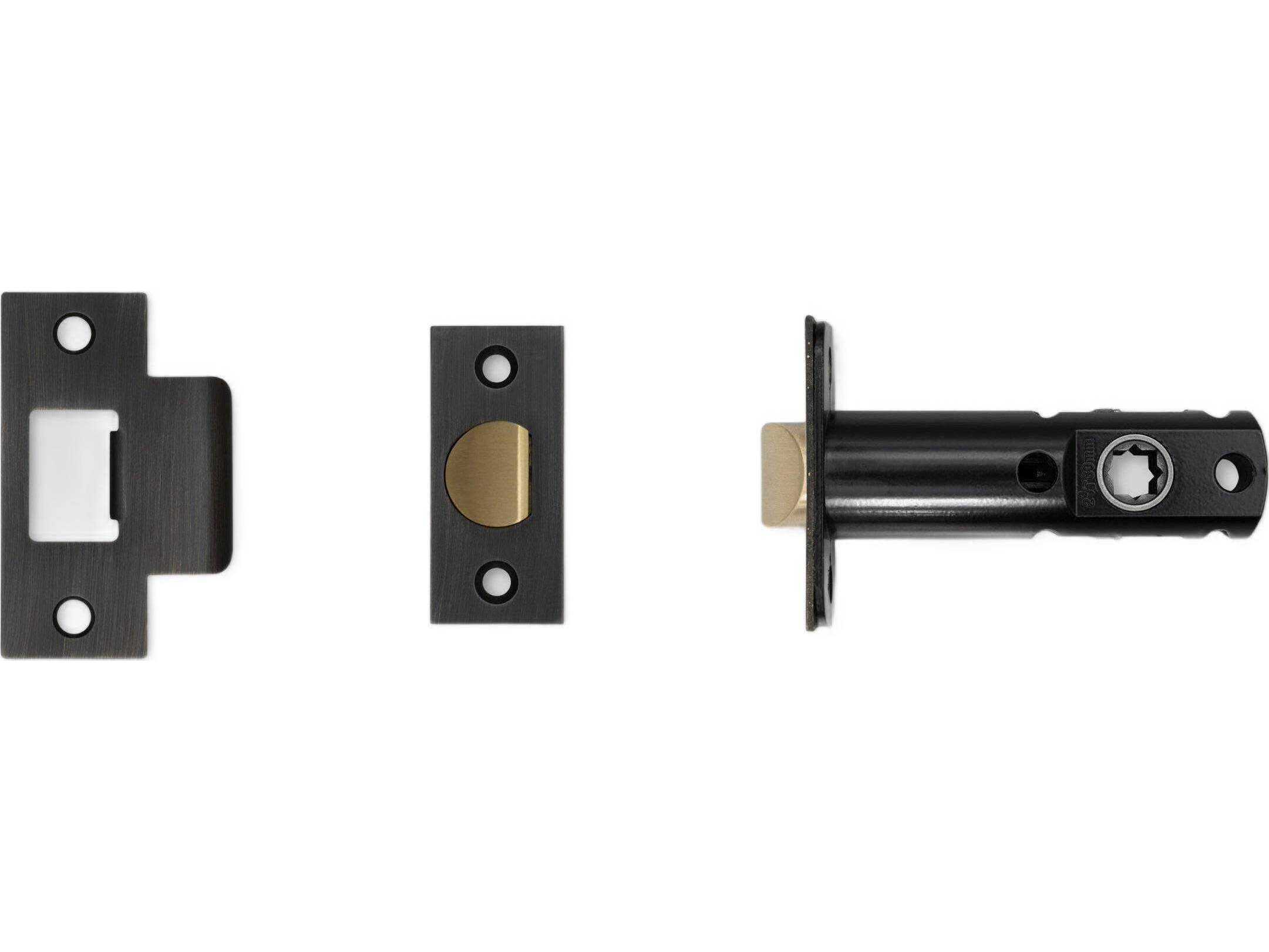 Buster + Punch Smoked Bronze 3-3/4" Tubular Latch Passage Door Knob