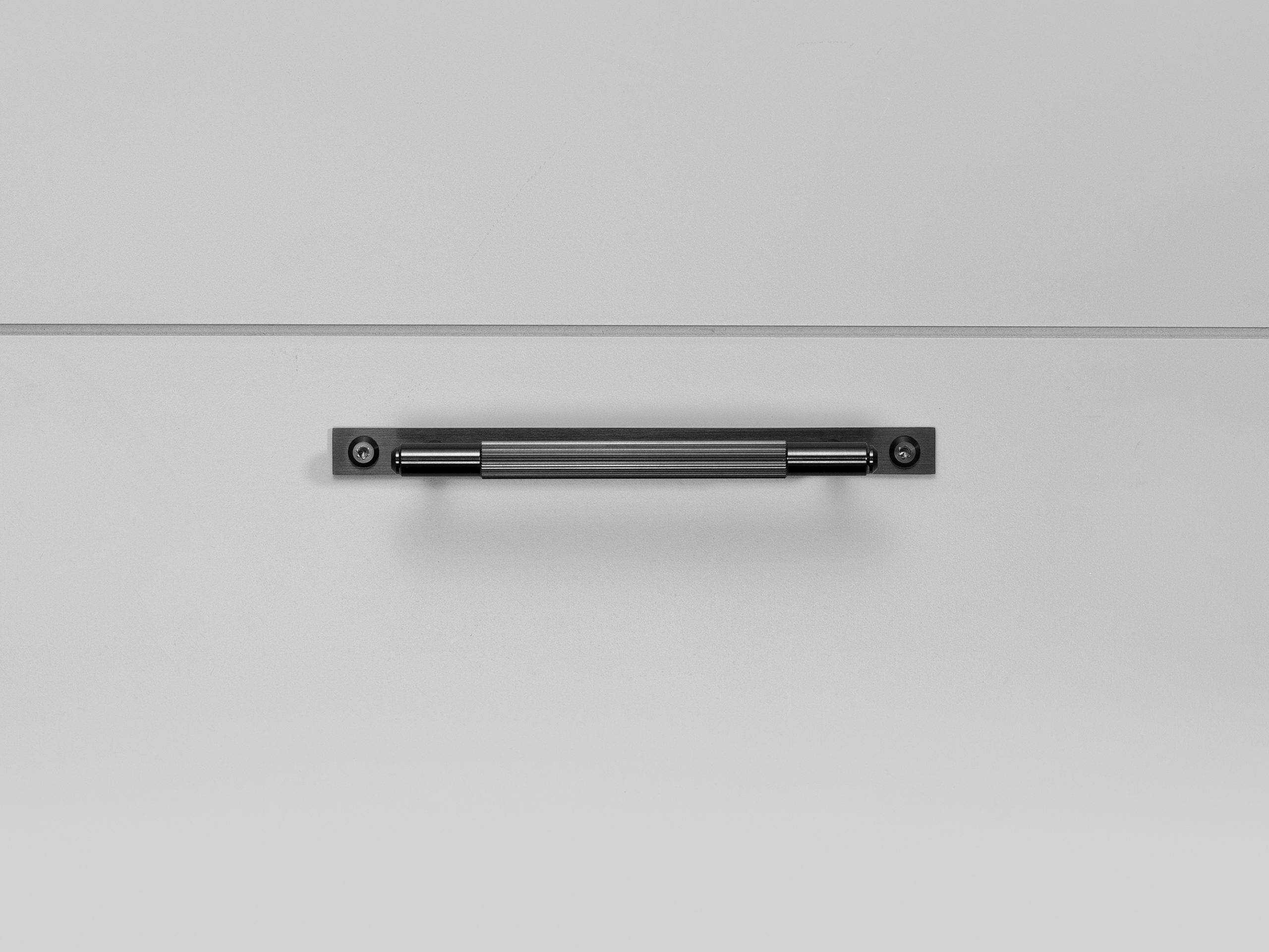 Buster + Punch Black Linear Plate Pull Bar