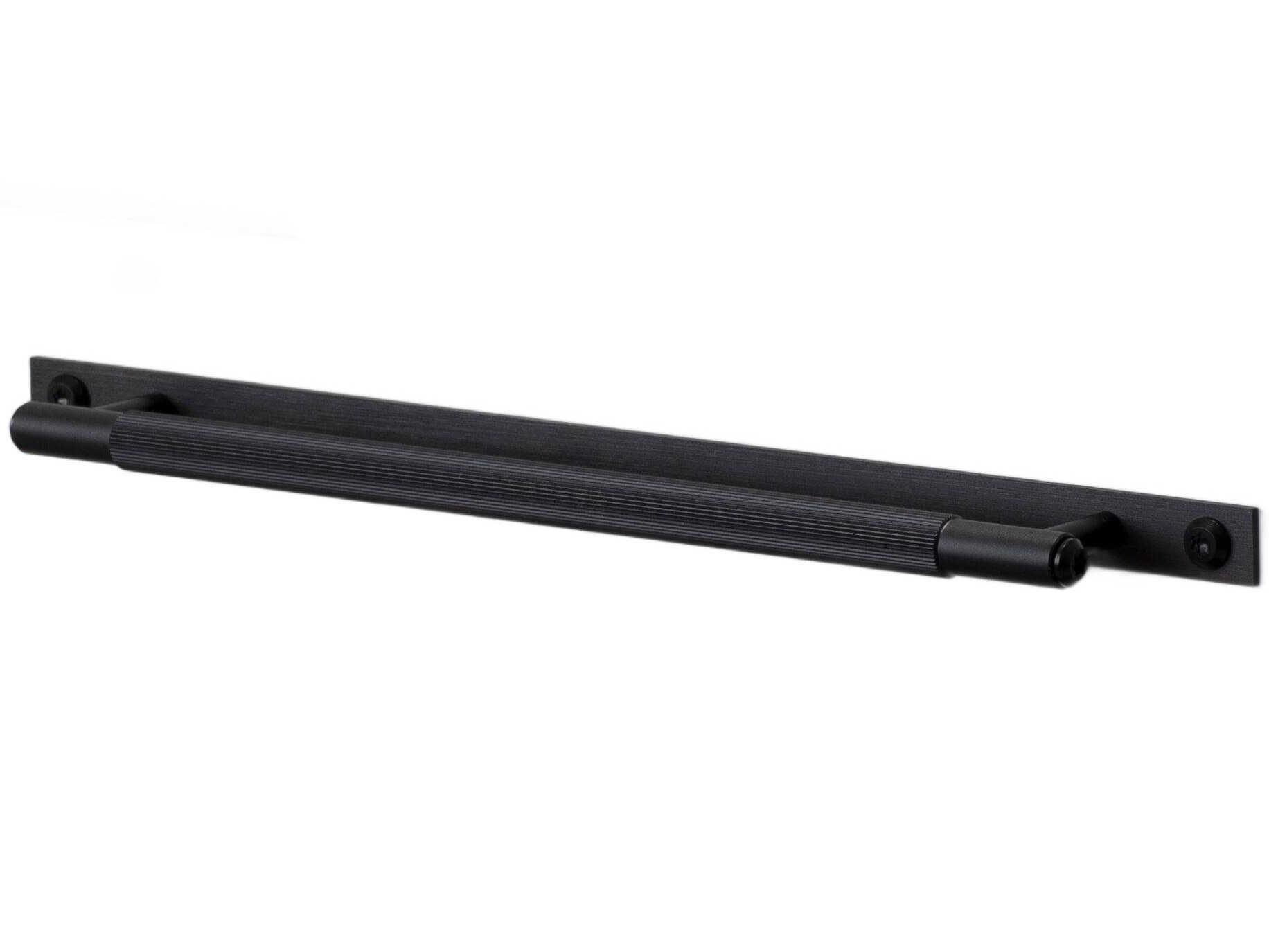 Buster + Punch Black Linear Plate Pull Bar
