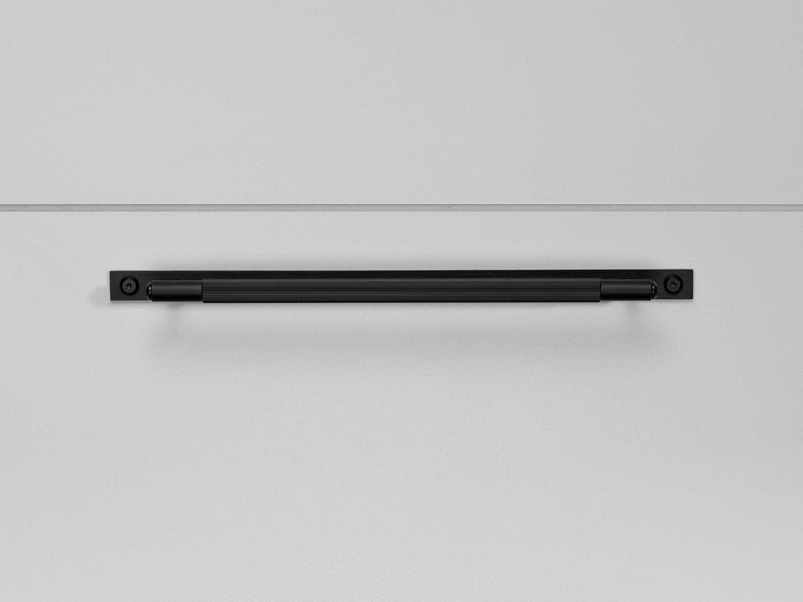 Buster + Punch Black Linear Plate Pull Bar