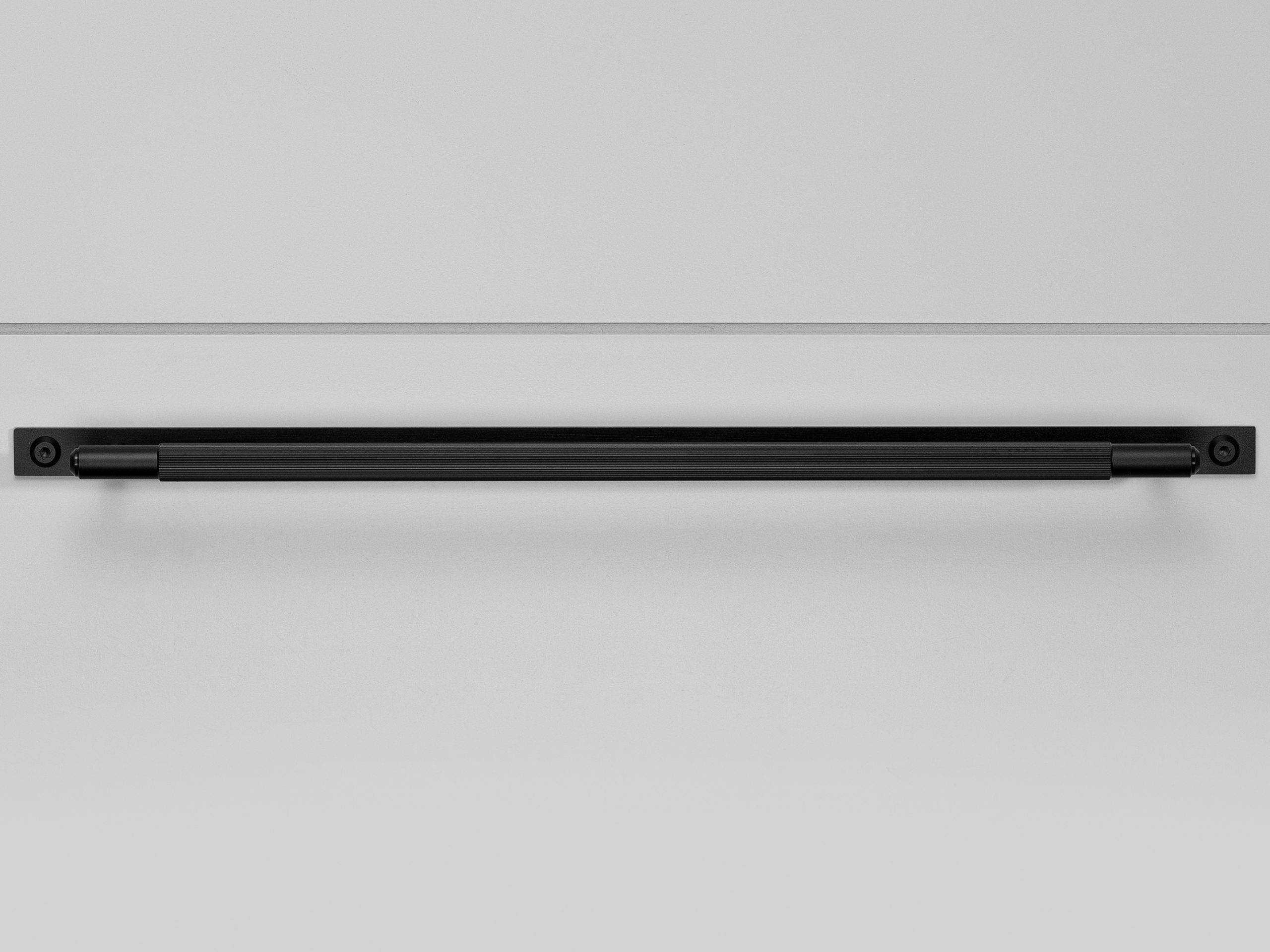 Buster + Punch Black Linear Plate Pull Bar