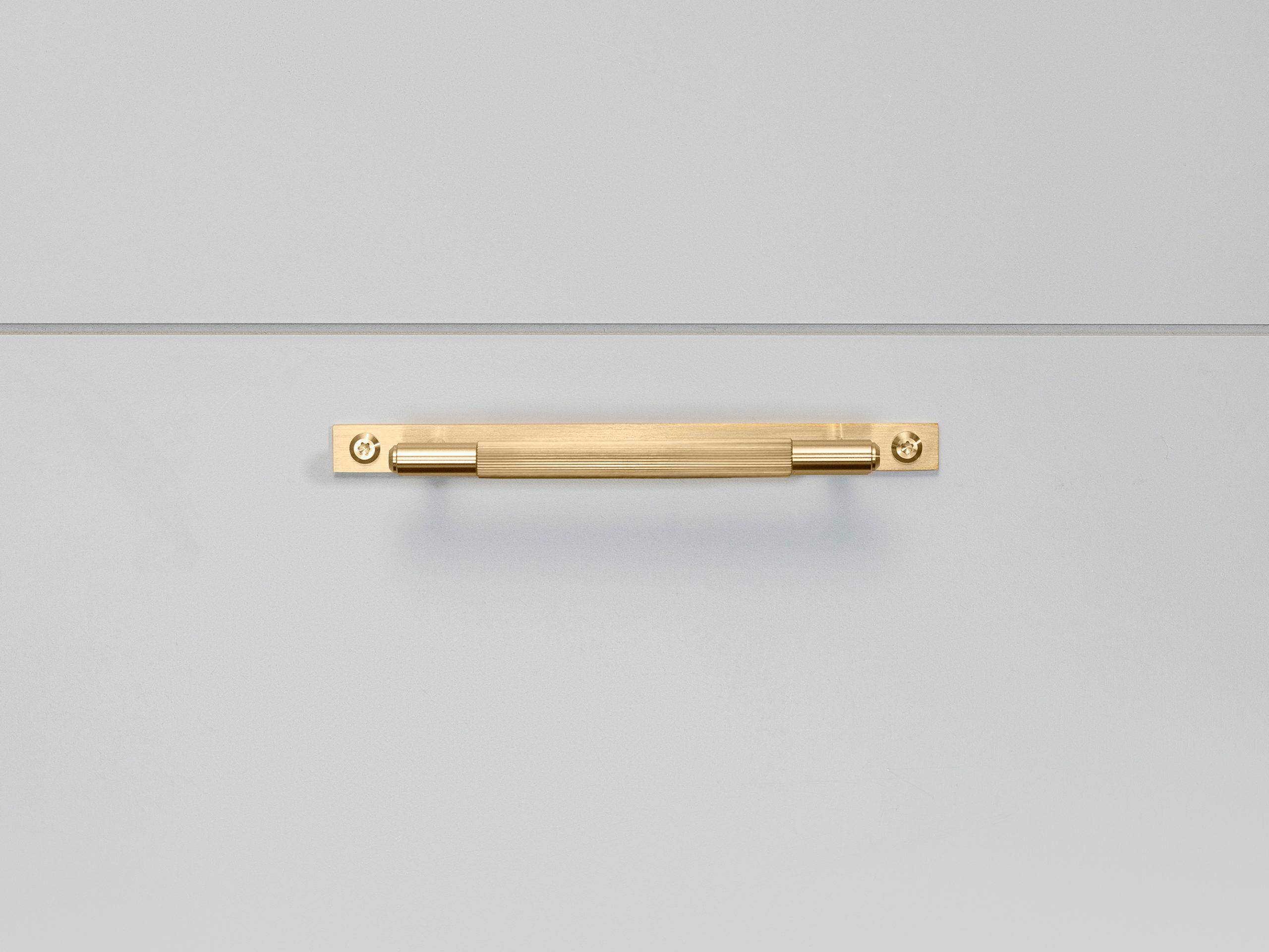 Buster + Punch Brass Linear Plate Pull Bar