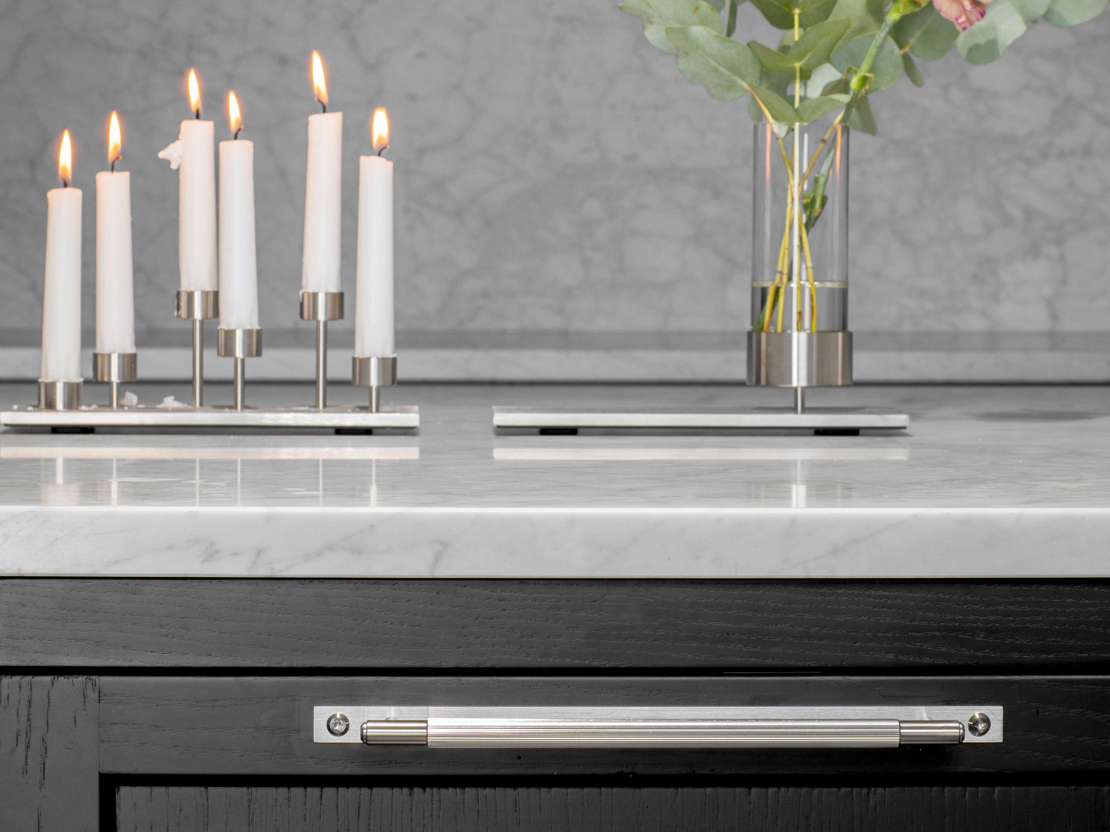 Buster + Punch Steel Linear Plate Pull Bar