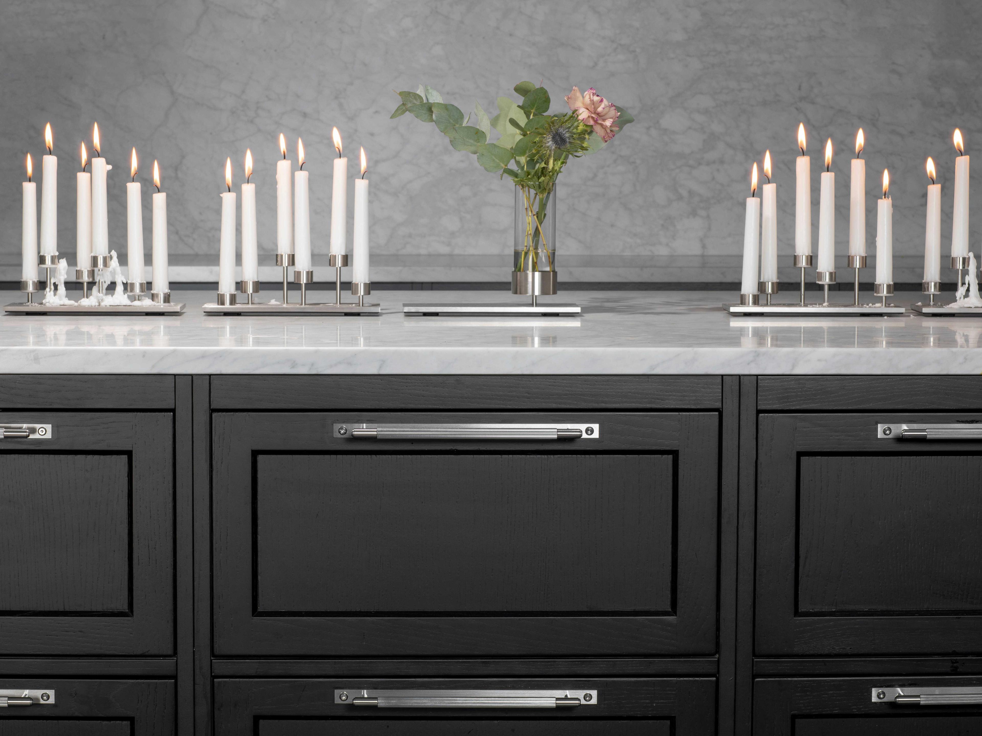 Buster + Punch Steel Linear Plate Pull Bar