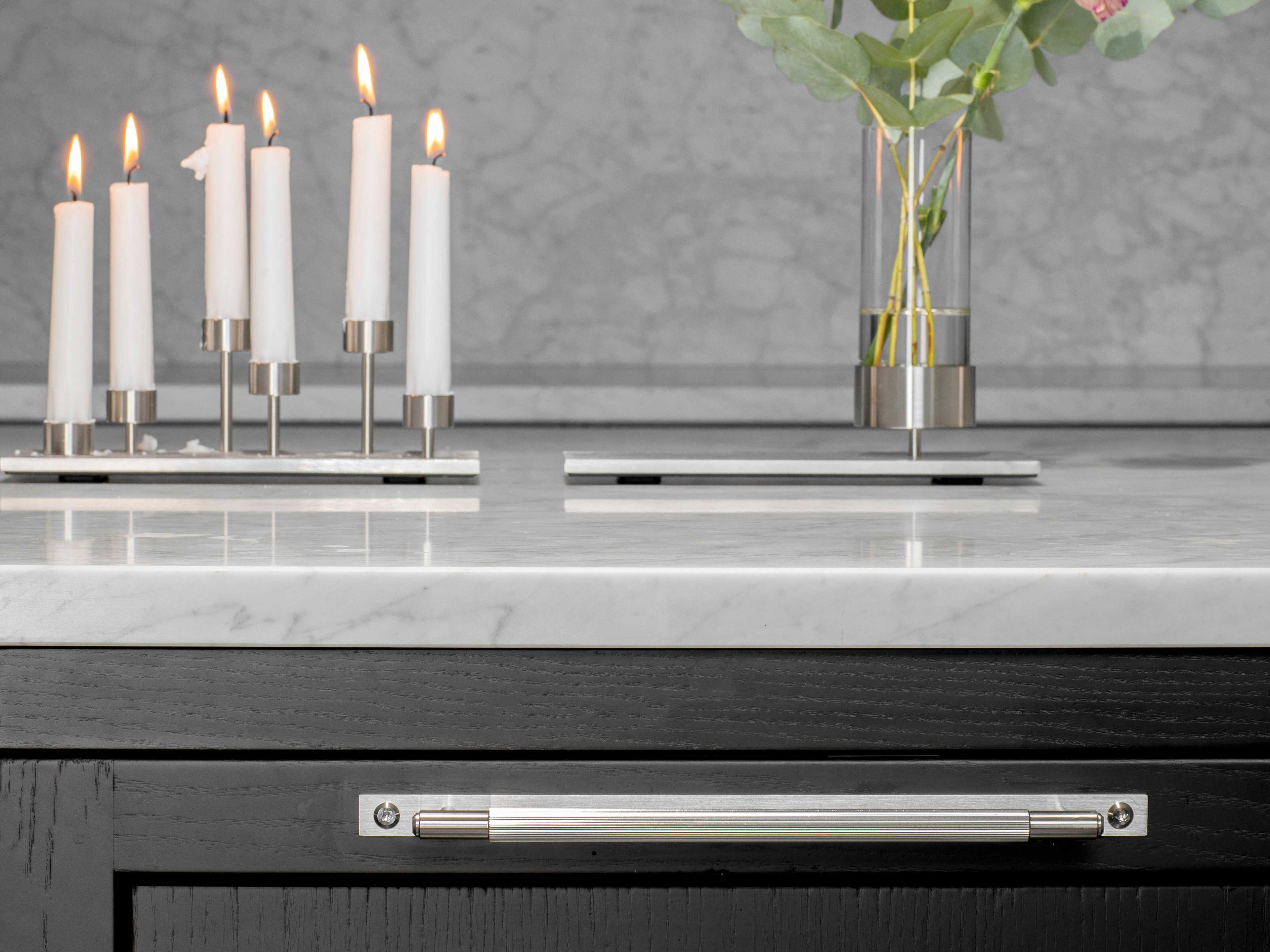 Buster + Punch Steel Linear Plate Pull Bar