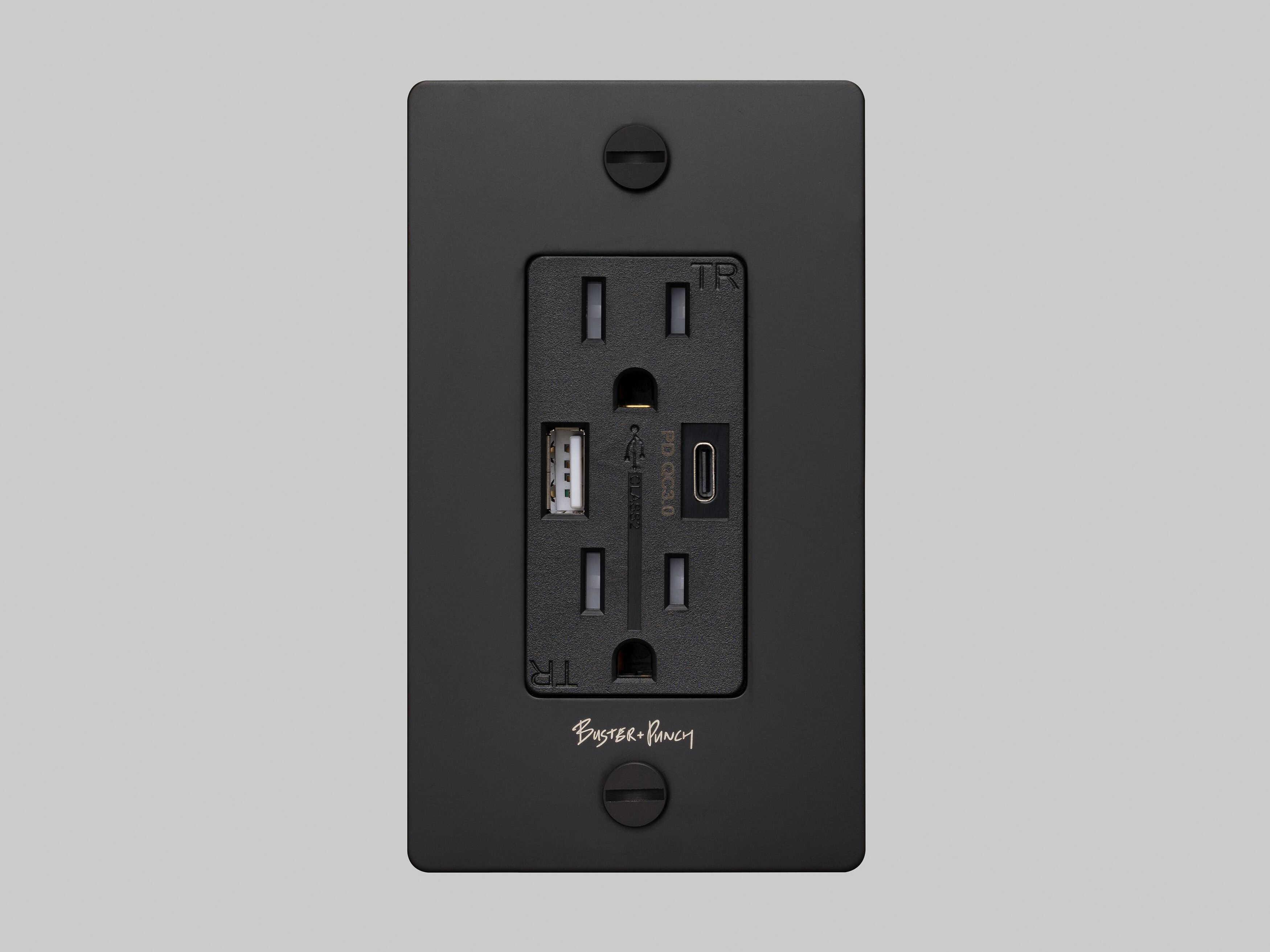 Buster + Punch 1G Black Outlet with B+P Logo